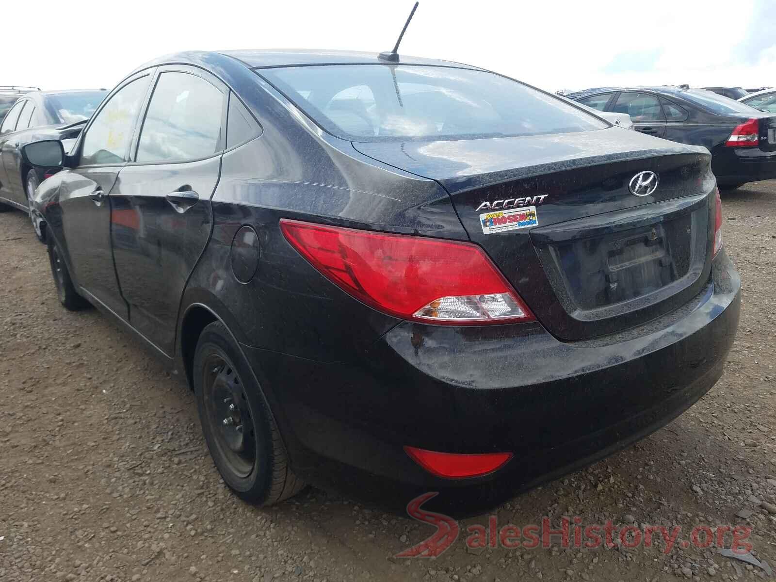 KMHCT4AE9GU127480 2016 HYUNDAI ACCENT