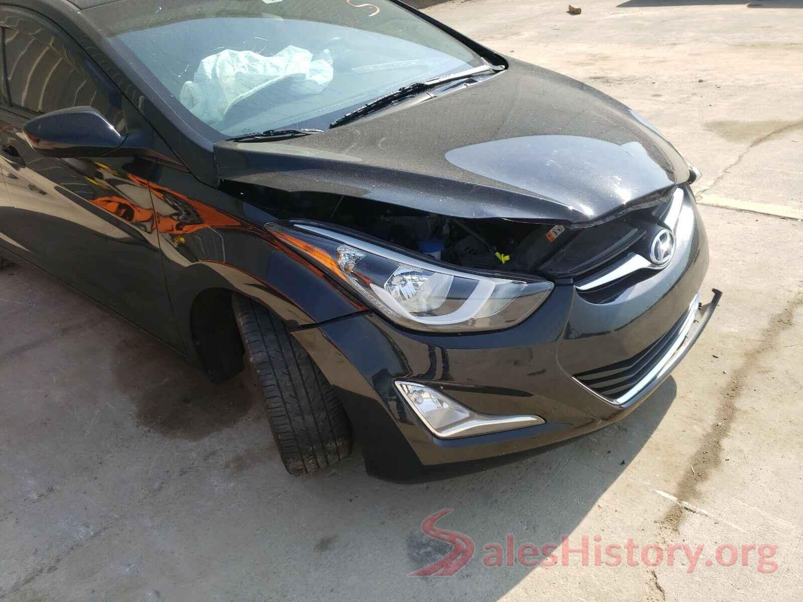 5NPDH4AEXGH692549 2016 HYUNDAI ELANTRA