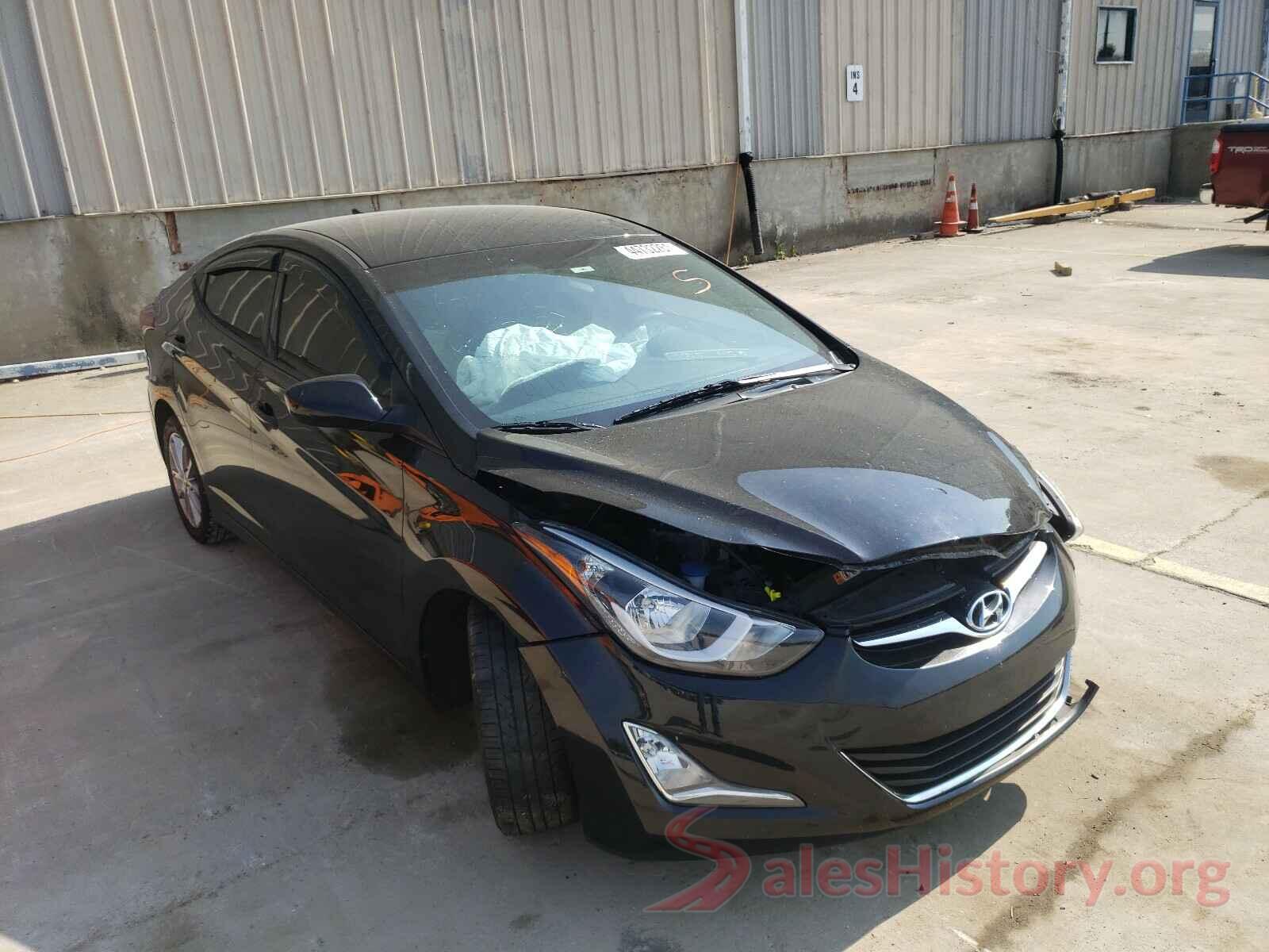 5NPDH4AEXGH692549 2016 HYUNDAI ELANTRA