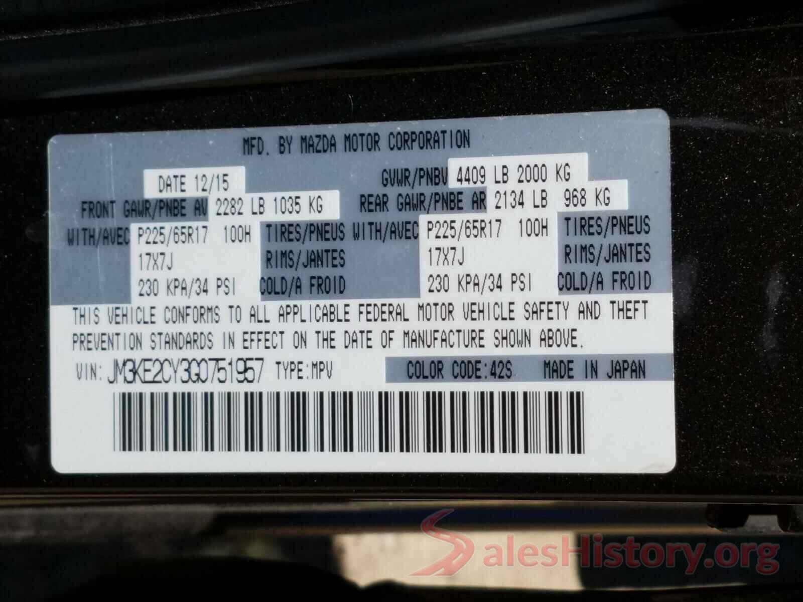 JM3KE2CY3G0751957 2016 MAZDA CX-5