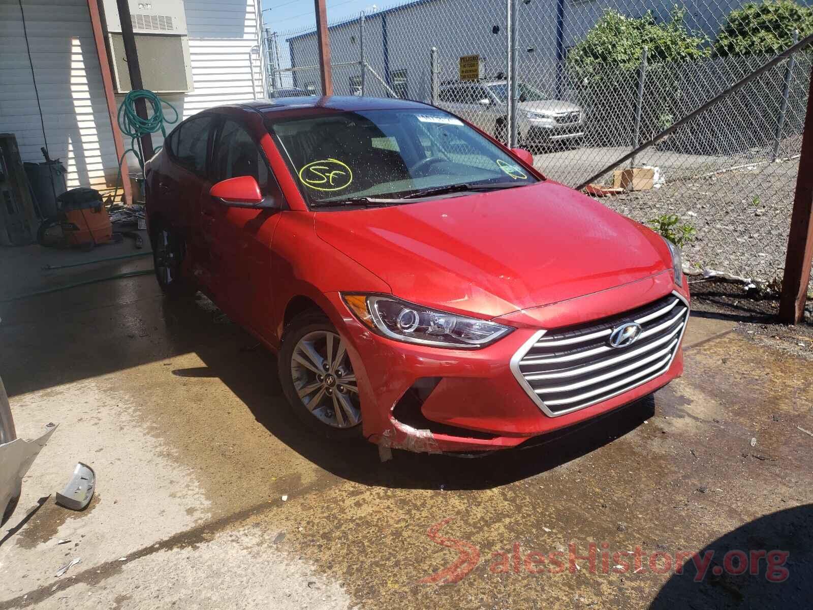 5NPD84LF7HH120989 2017 HYUNDAI ELANTRA