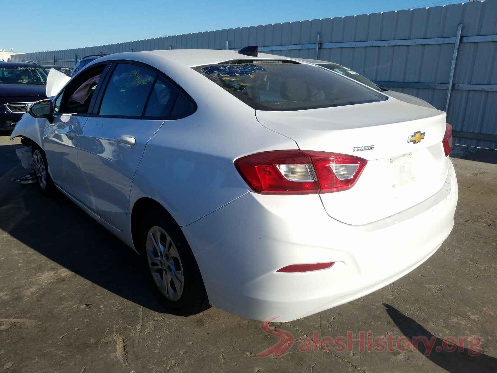 1G1BJ5SM2K7105807 2019 CHEVROLET CRUZE