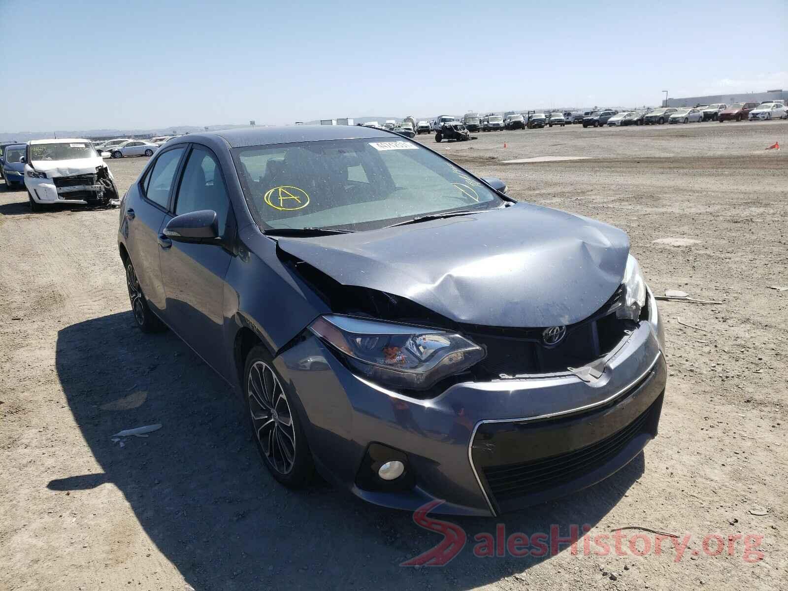 5YFBURHEXGP442141 2016 TOYOTA COROLLA