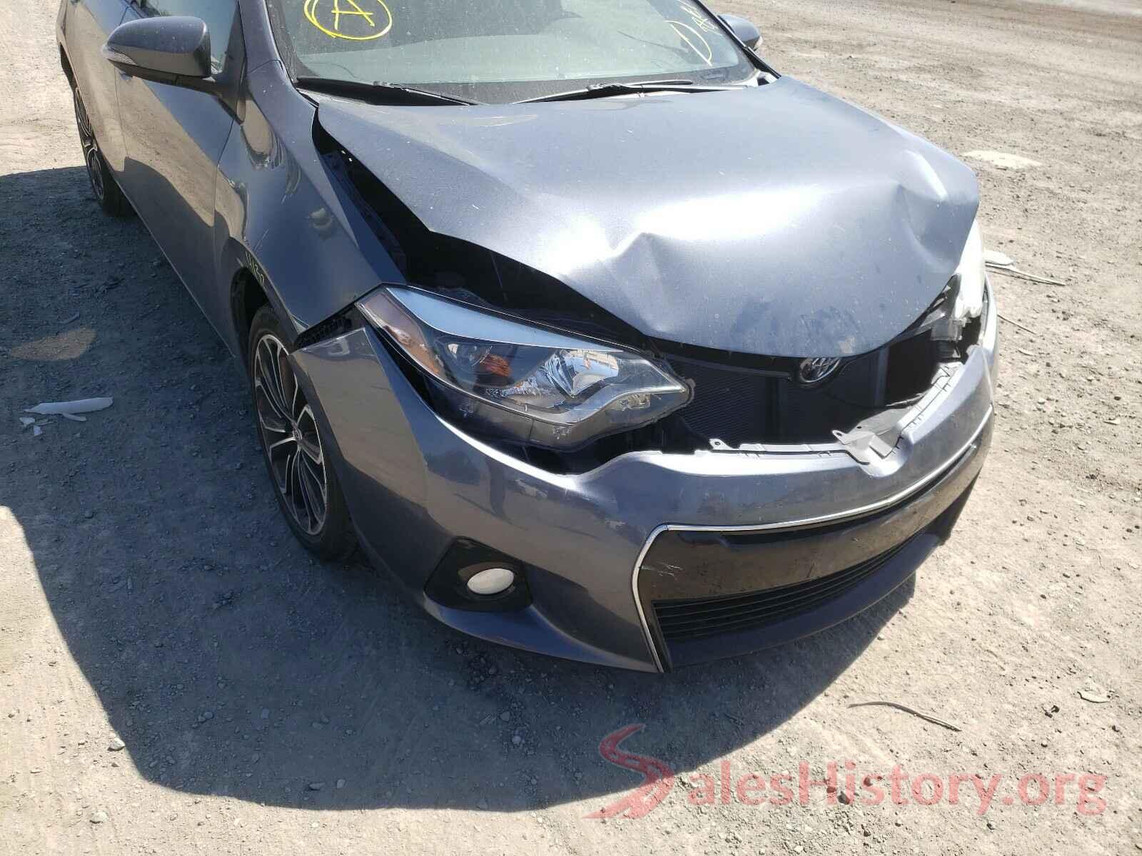 5YFBURHEXGP442141 2016 TOYOTA COROLLA