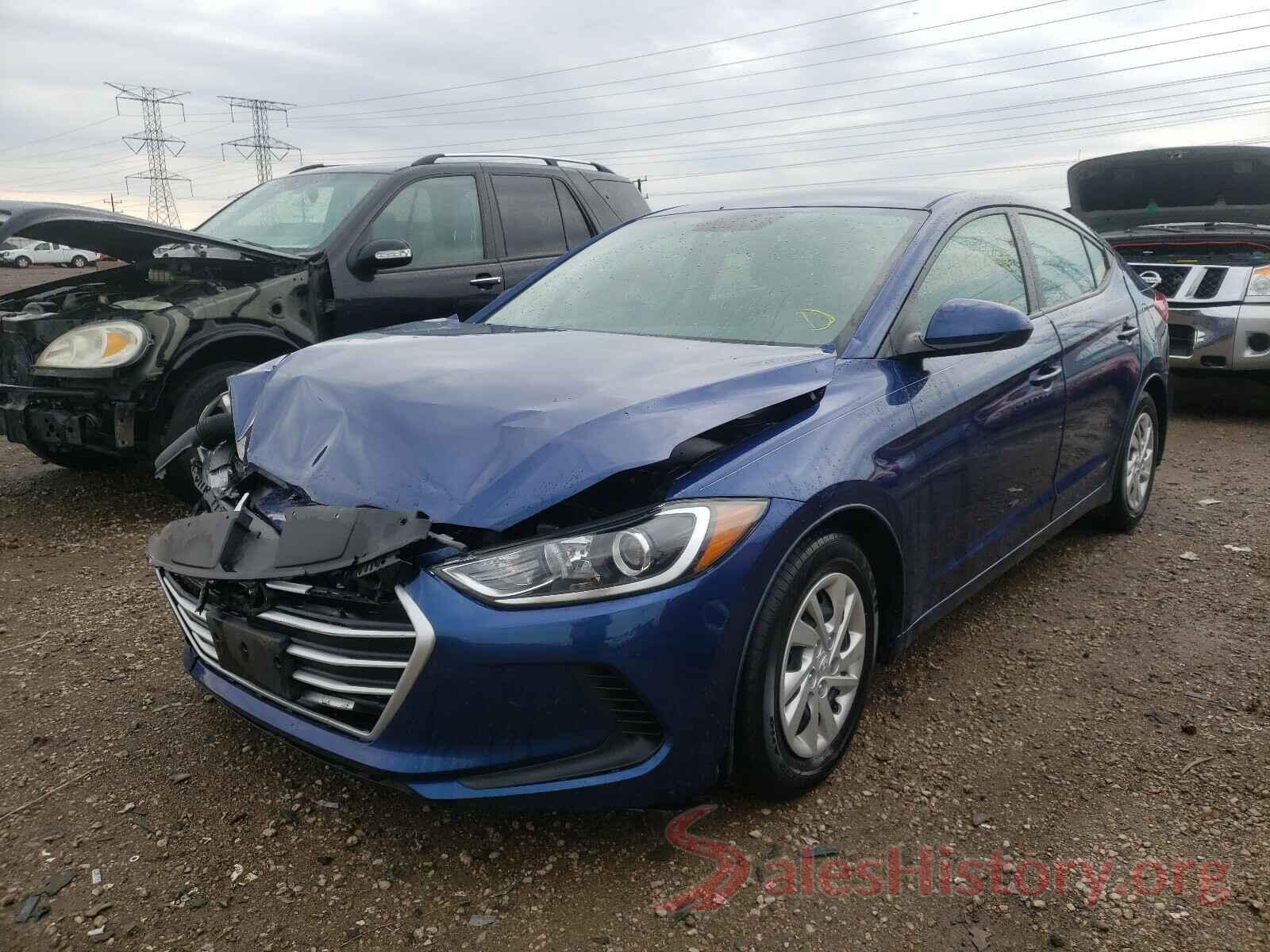 5NPD74LF2HH154583 2017 HYUNDAI ELANTRA