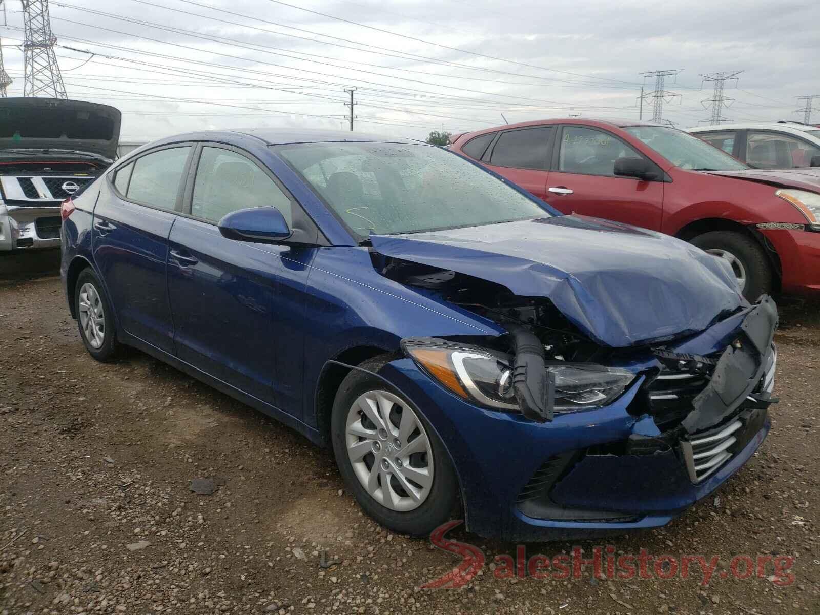 5NPD74LF2HH154583 2017 HYUNDAI ELANTRA