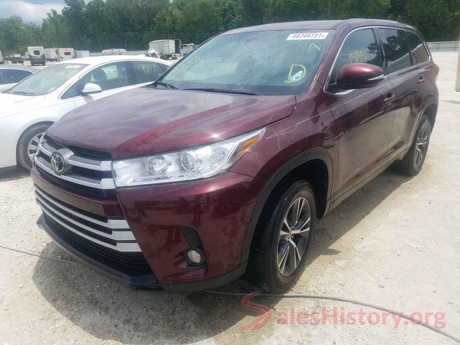 5TDZZRFH4KS366316 2019 TOYOTA HIGHLANDER