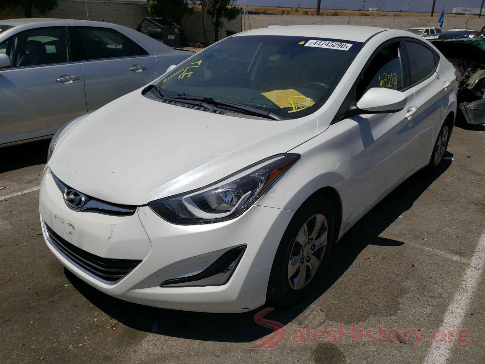 5NPDH4AE3GH709904 2016 HYUNDAI ELANTRA