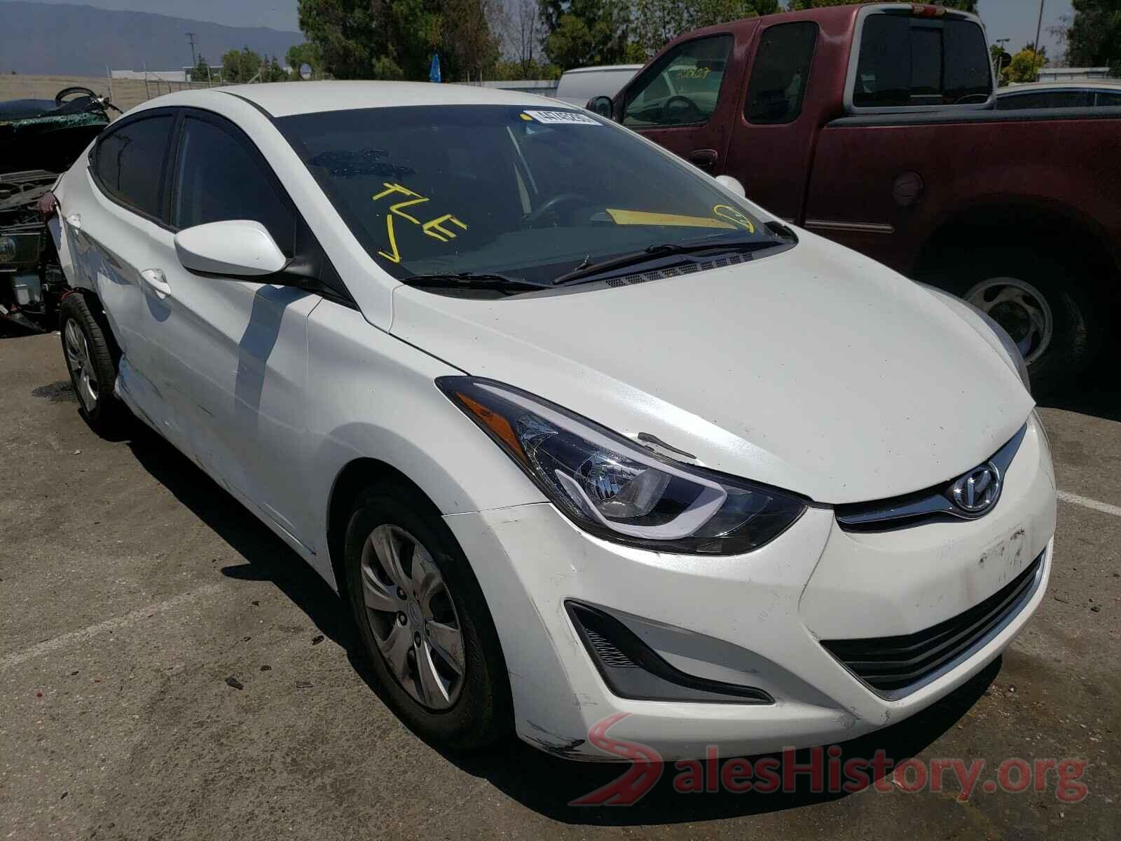 5NPDH4AE3GH709904 2016 HYUNDAI ELANTRA