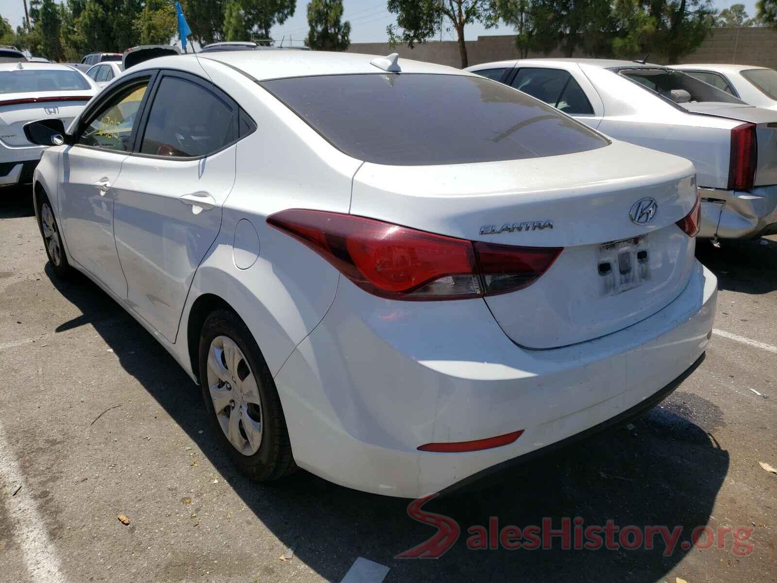 5NPDH4AE3GH709904 2016 HYUNDAI ELANTRA