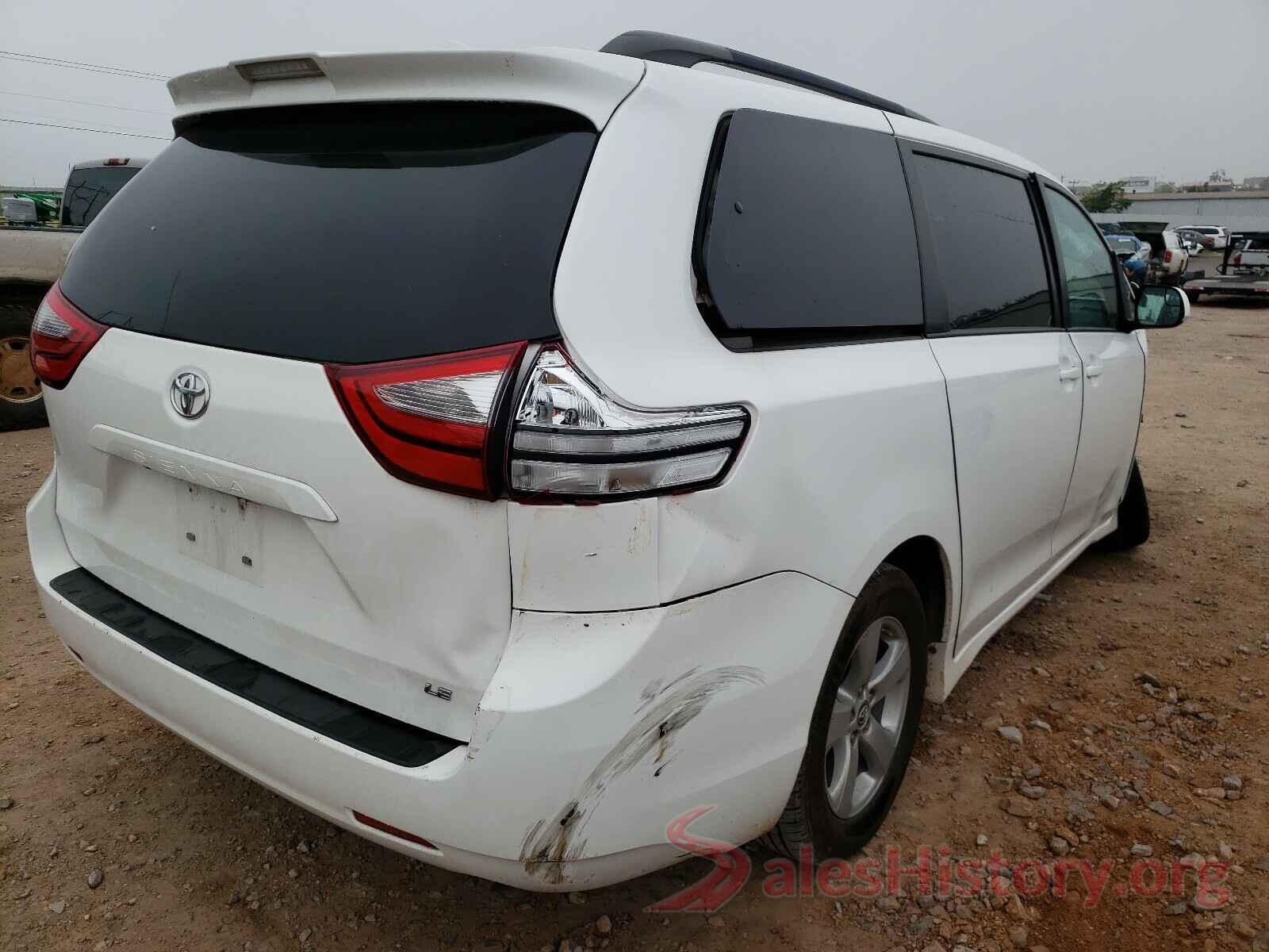 5TDKZ3DC6JS916376 2018 TOYOTA SIENNA