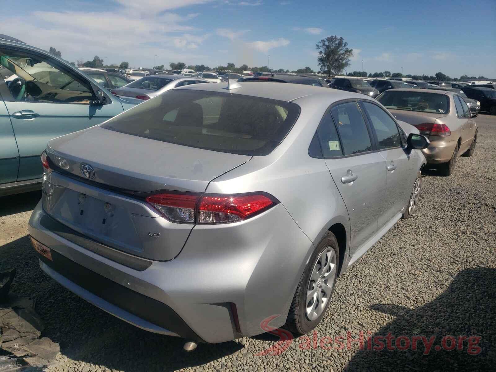 JTDEPRAE5LJ093872 2020 TOYOTA COROLLA