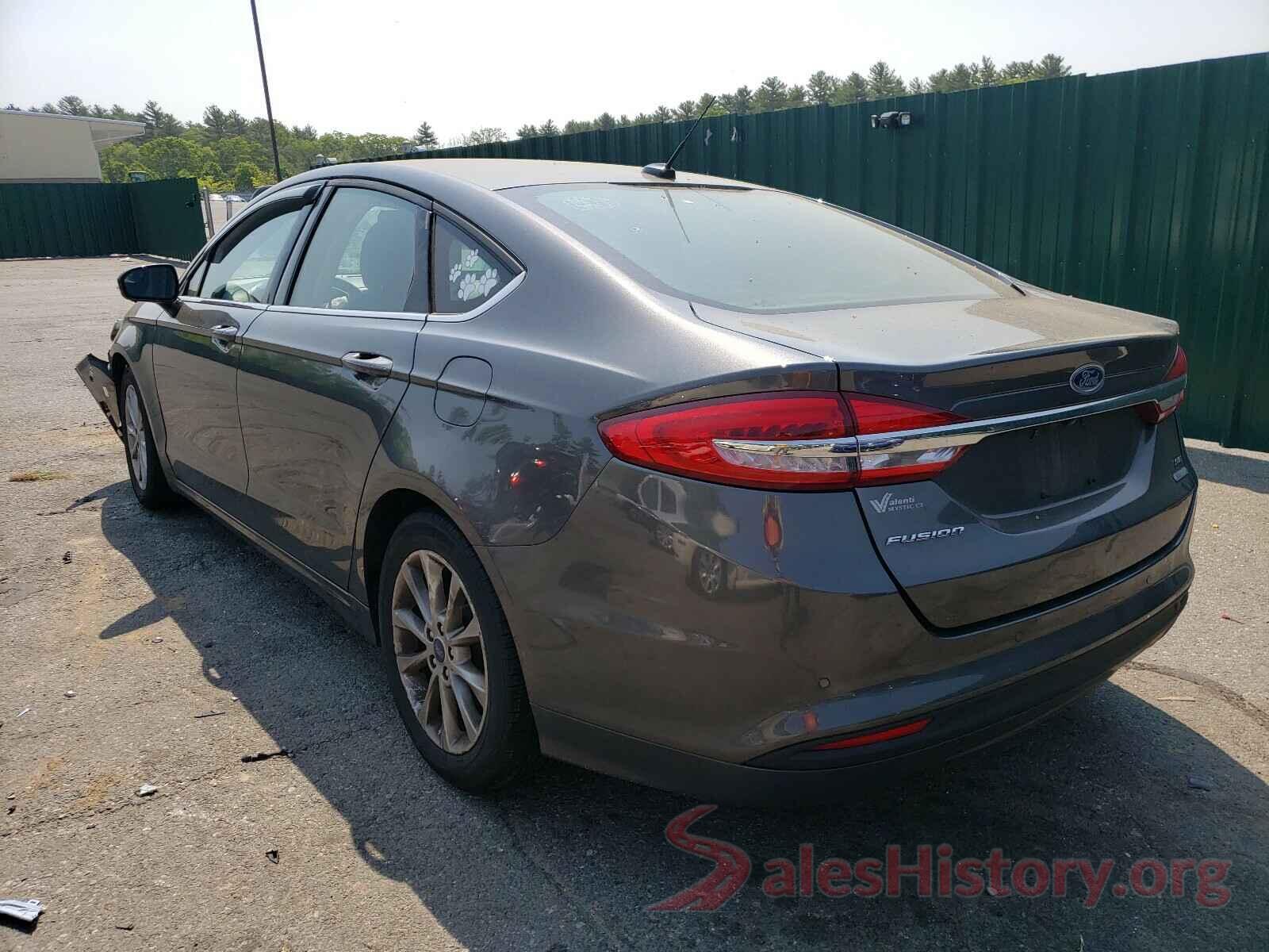 3FA6P0HD2HR390209 2017 FORD FUSION