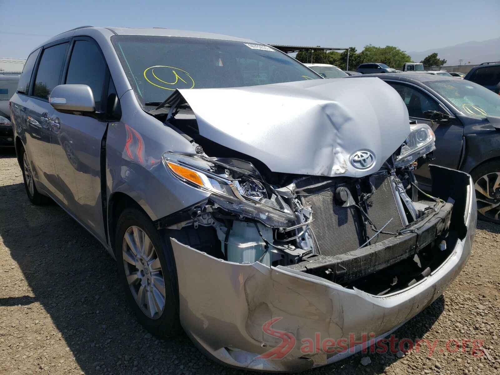 5TDYZ3DC5HS795246 2017 TOYOTA SIENNA