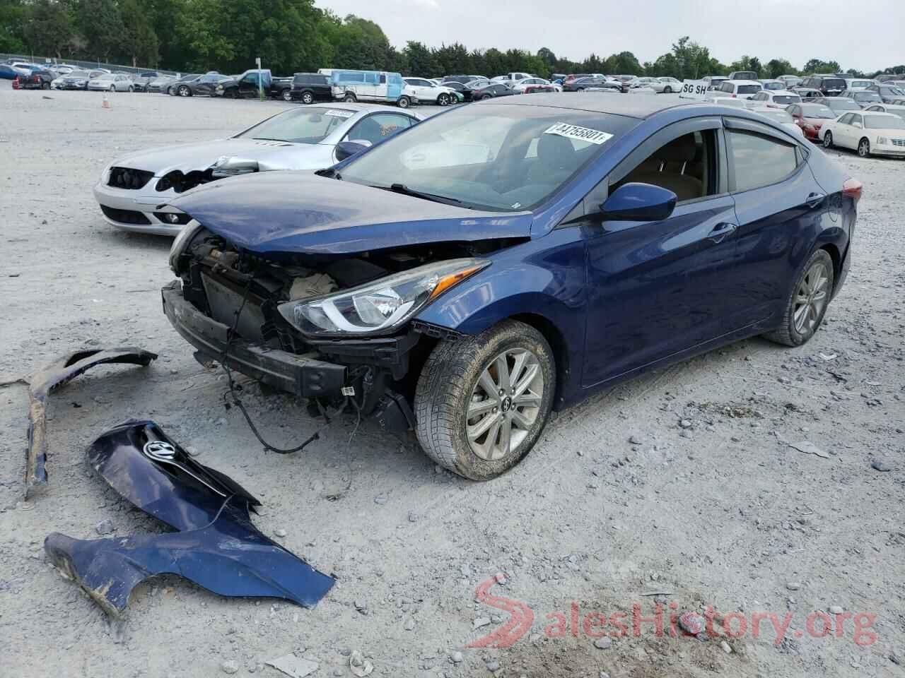 5NPDH4AE9GH657100 2016 HYUNDAI ELANTRA