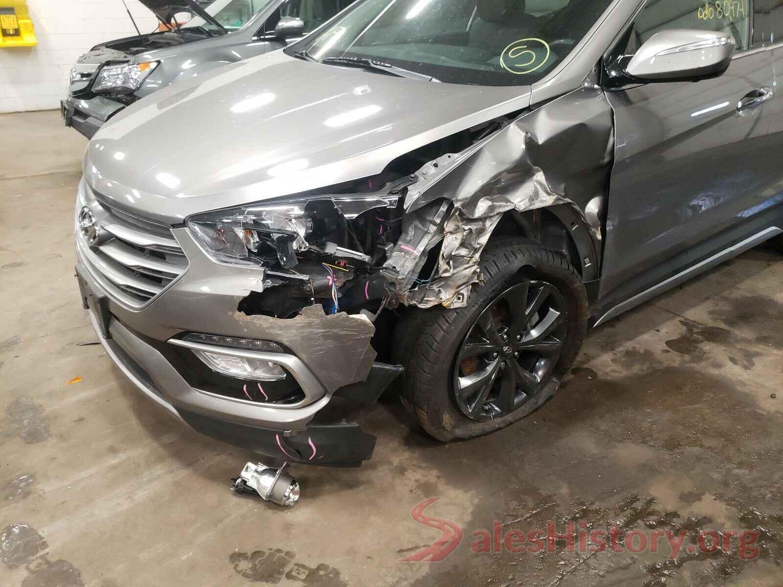 5XYZWDLA8HG487522 2017 HYUNDAI SANTA FE