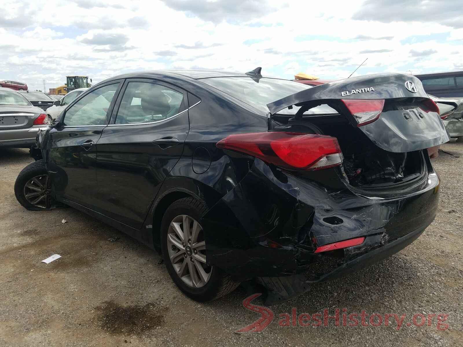 5NPDH4AE9FH592408 2015 HYUNDAI ELANTRA