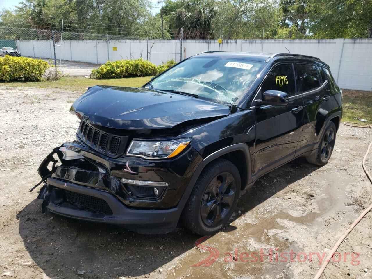 3C4NJCBB2LT166322 2020 JEEP COMPASS