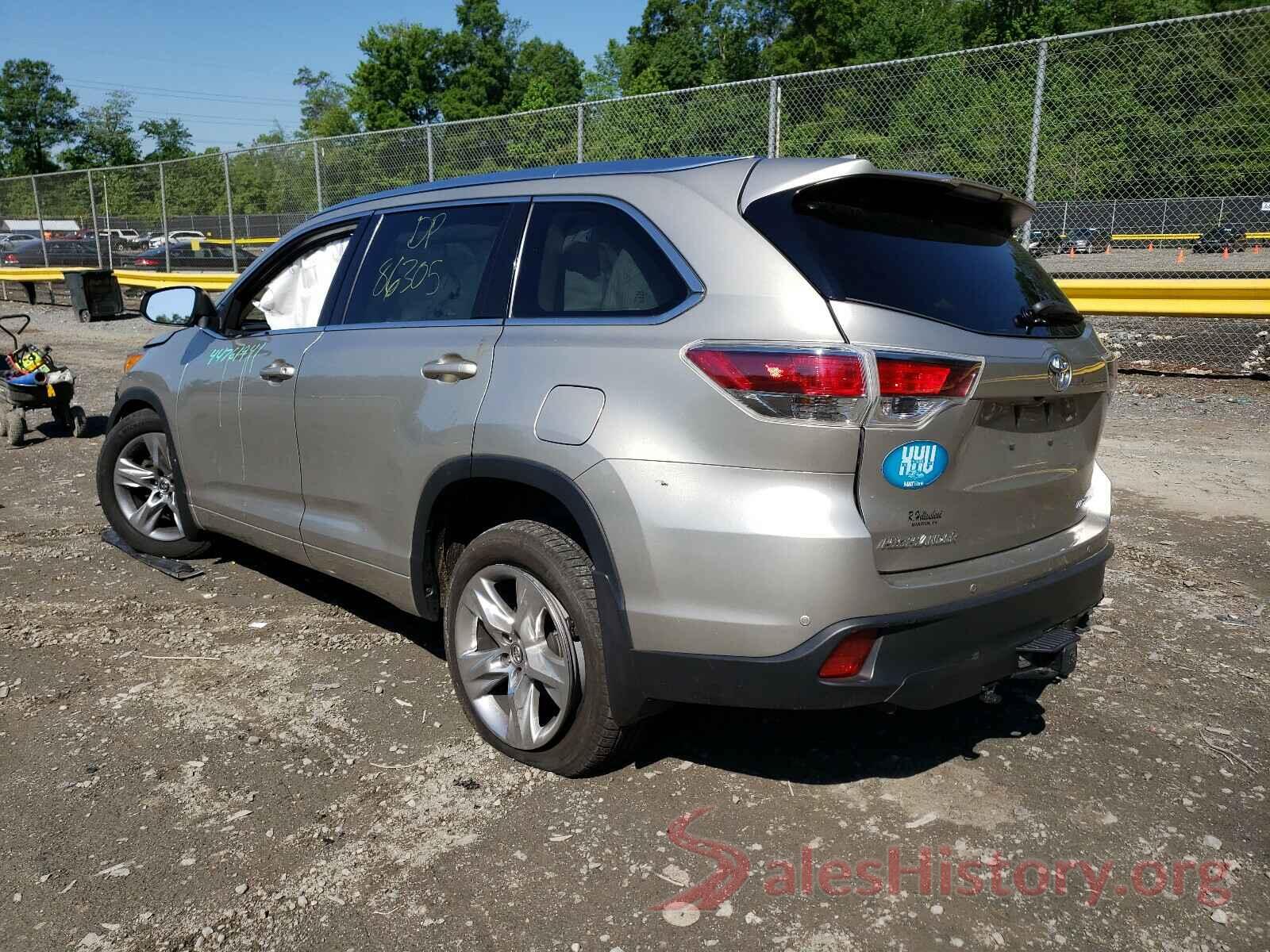 5TDDKRFH7GS258021 2016 TOYOTA HIGHLANDER