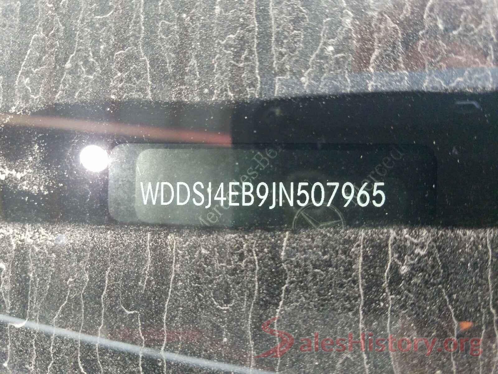 WDDSJ4EB9JN507965 2018 MERCEDES-BENZ C CLASS