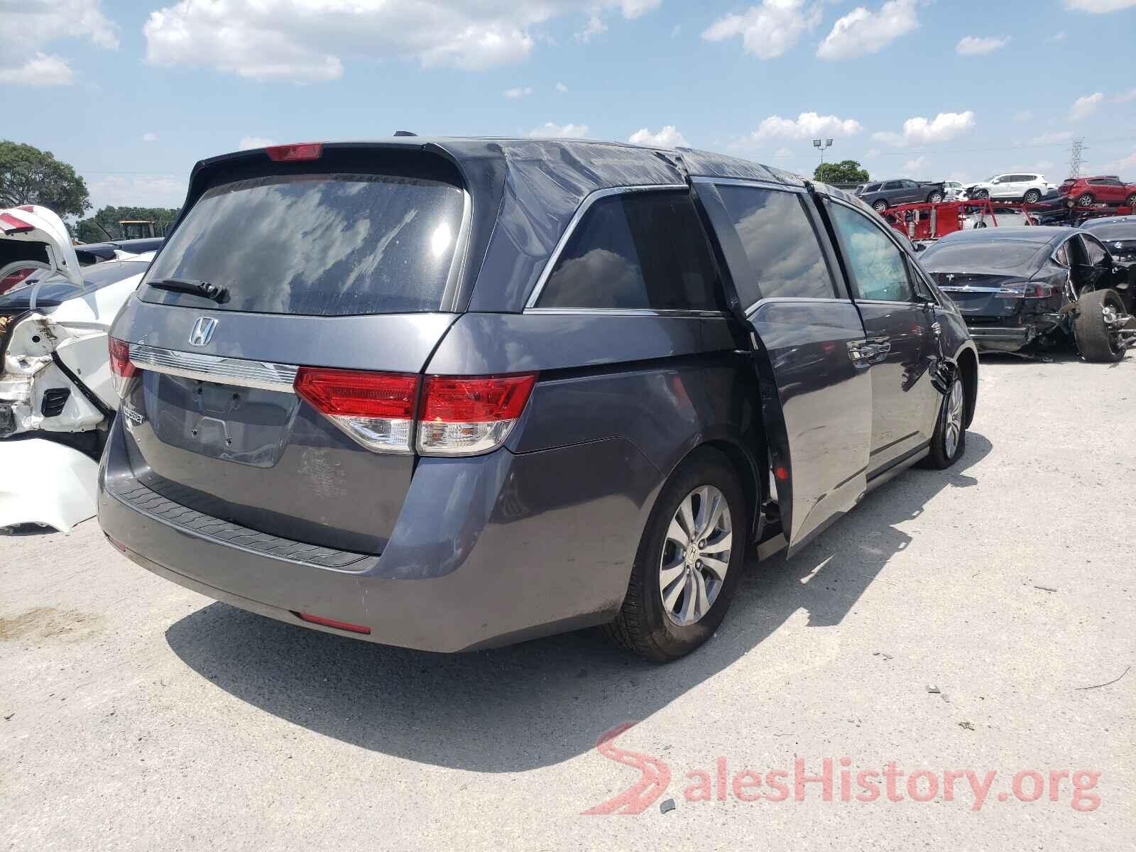 5FNRL5H65HB014719 2017 HONDA ODYSSEY