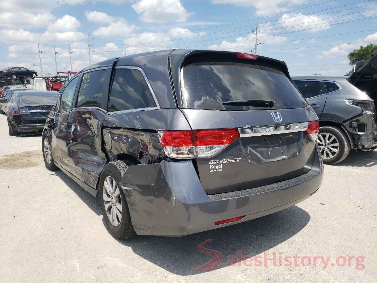 5FNRL5H65HB014719 2017 HONDA ODYSSEY