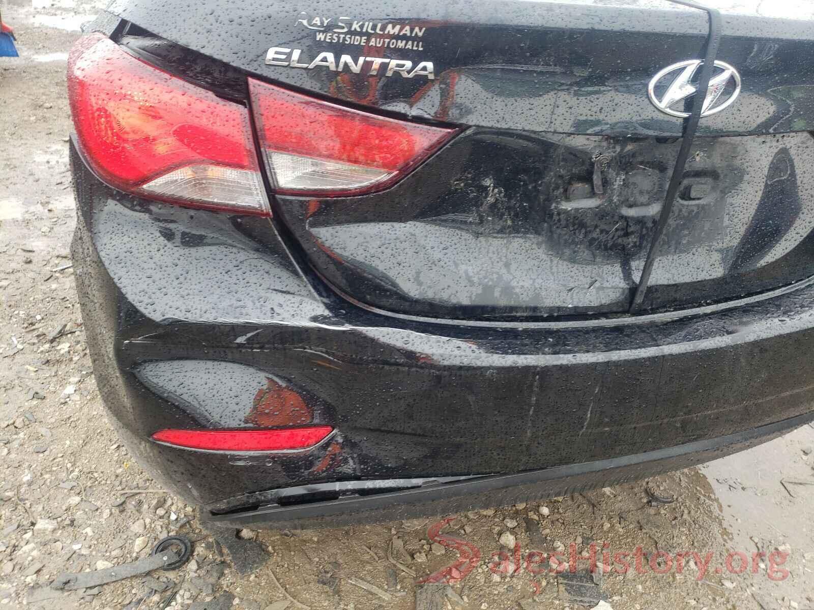 5NPDH4AE6GH754397 2016 HYUNDAI ELANTRA