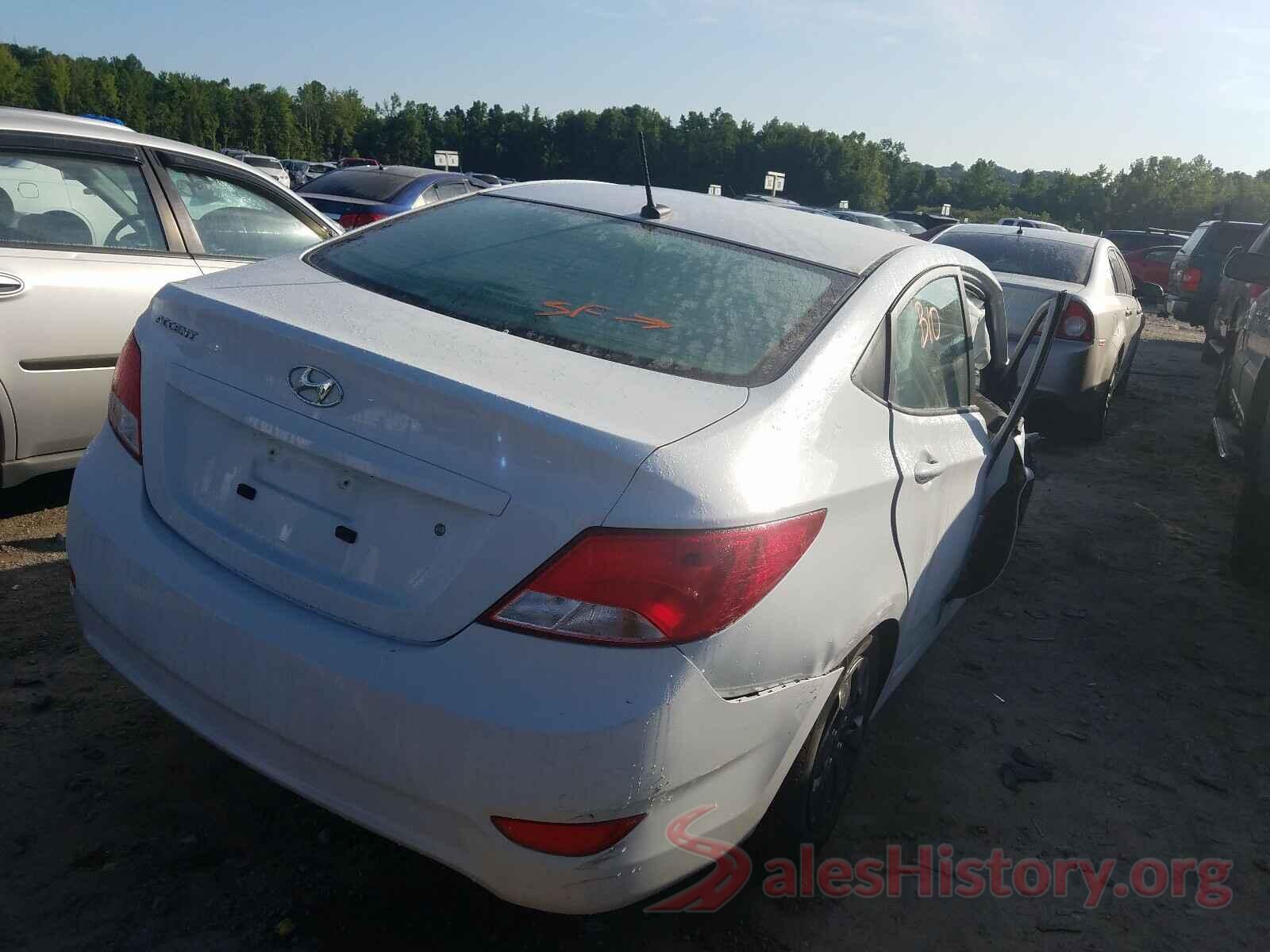 KMHCT4AE5HU366610 2017 HYUNDAI ACCENT