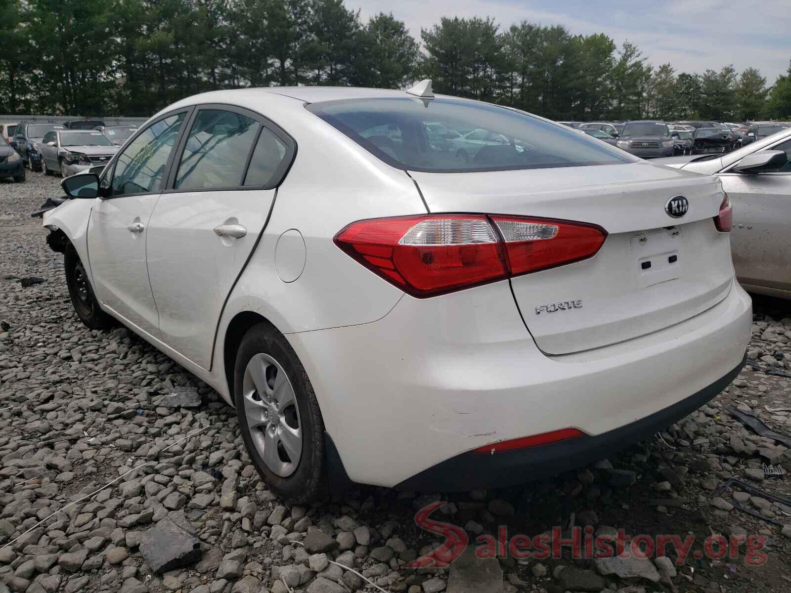 KNAFX4A63G5535284 2016 KIA FORTE