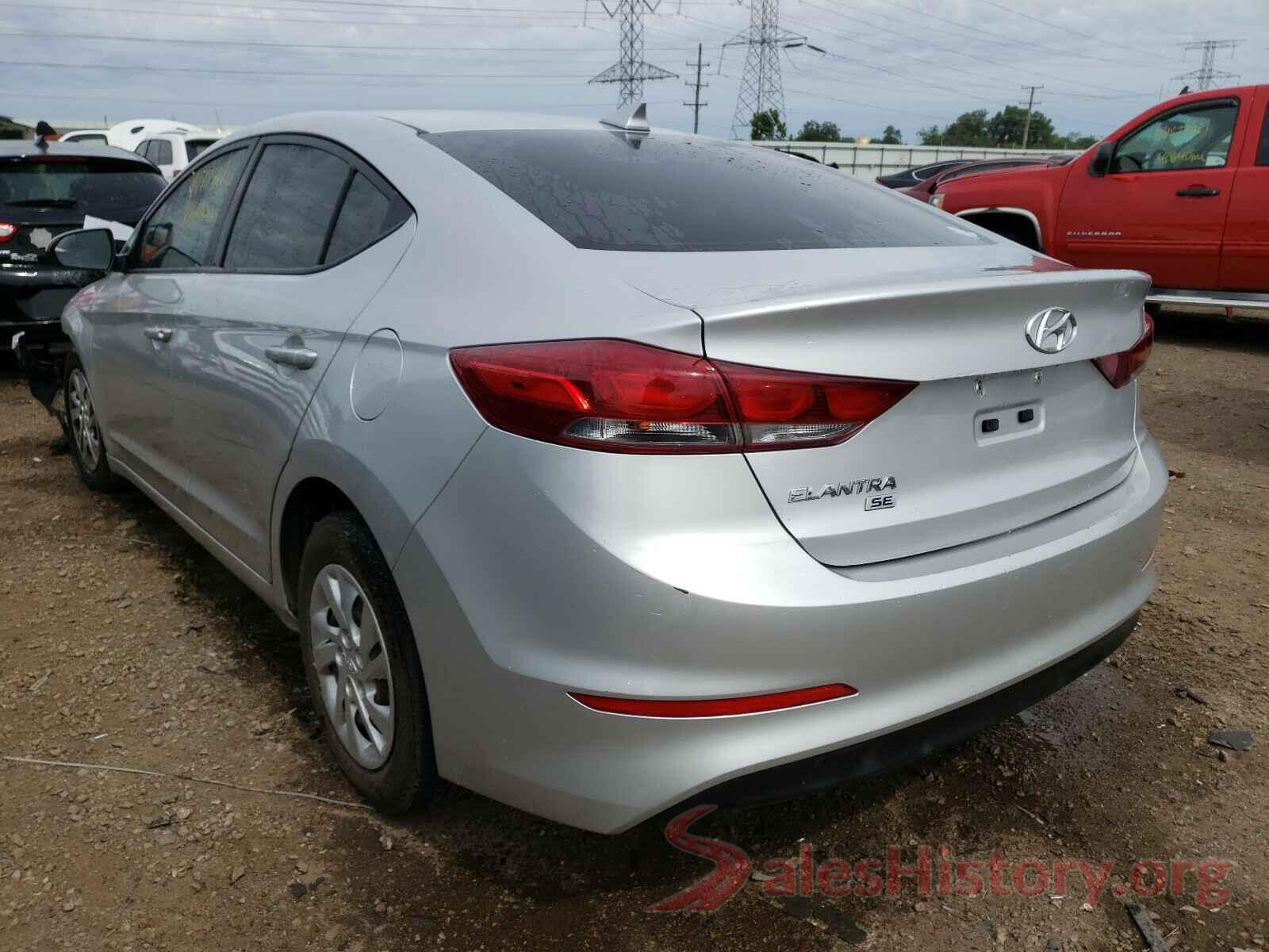 5NPD74LFXHH070303 2017 HYUNDAI ELANTRA