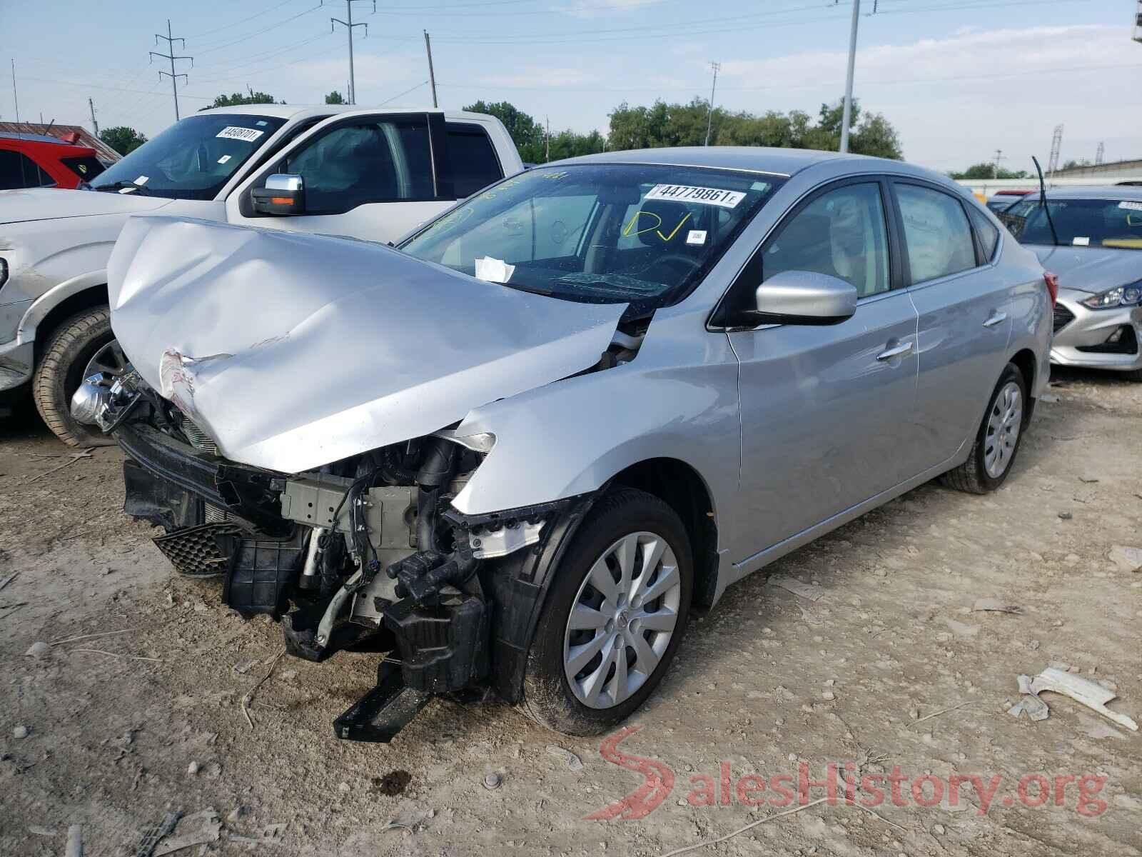 3N1AB7APXKY223323 2019 NISSAN SENTRA