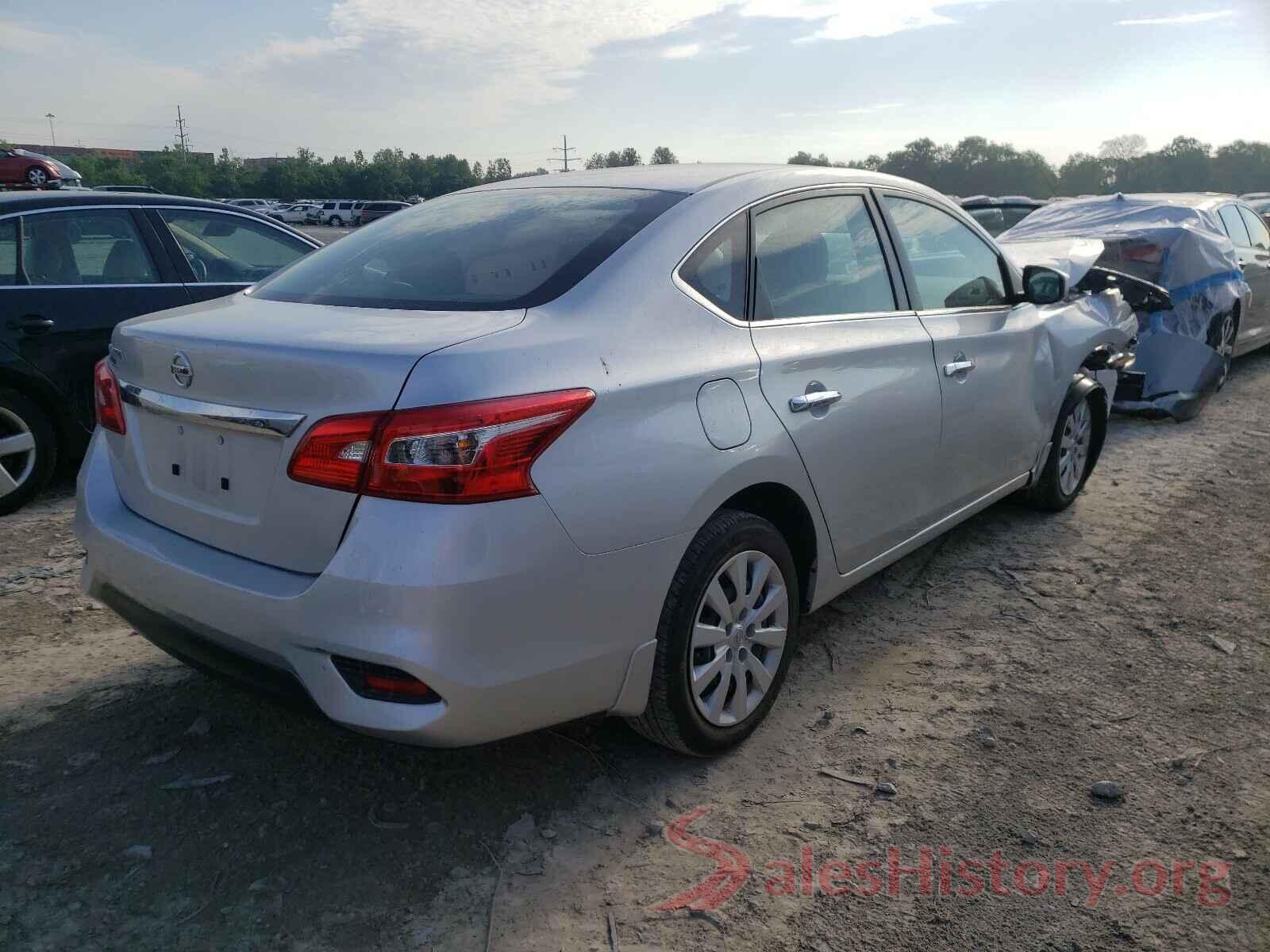 3N1AB7APXKY223323 2019 NISSAN SENTRA