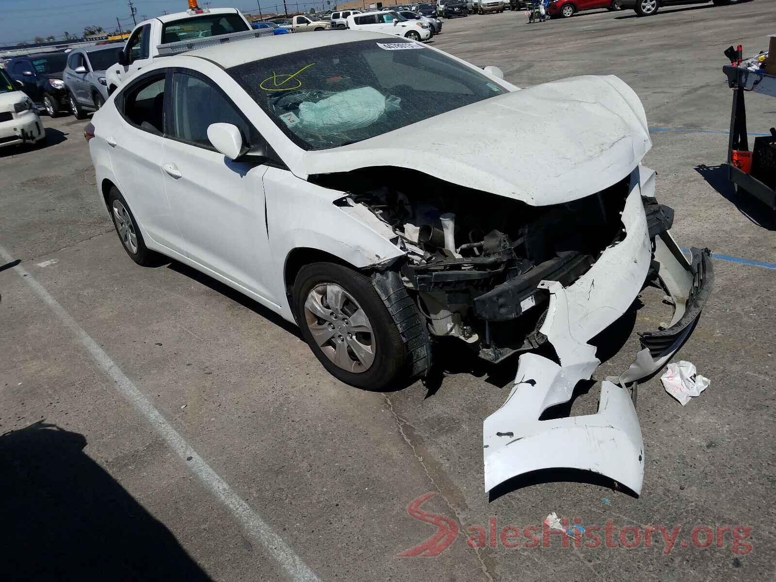 5NPDH4AE6GH755999 2016 HYUNDAI ELANTRA