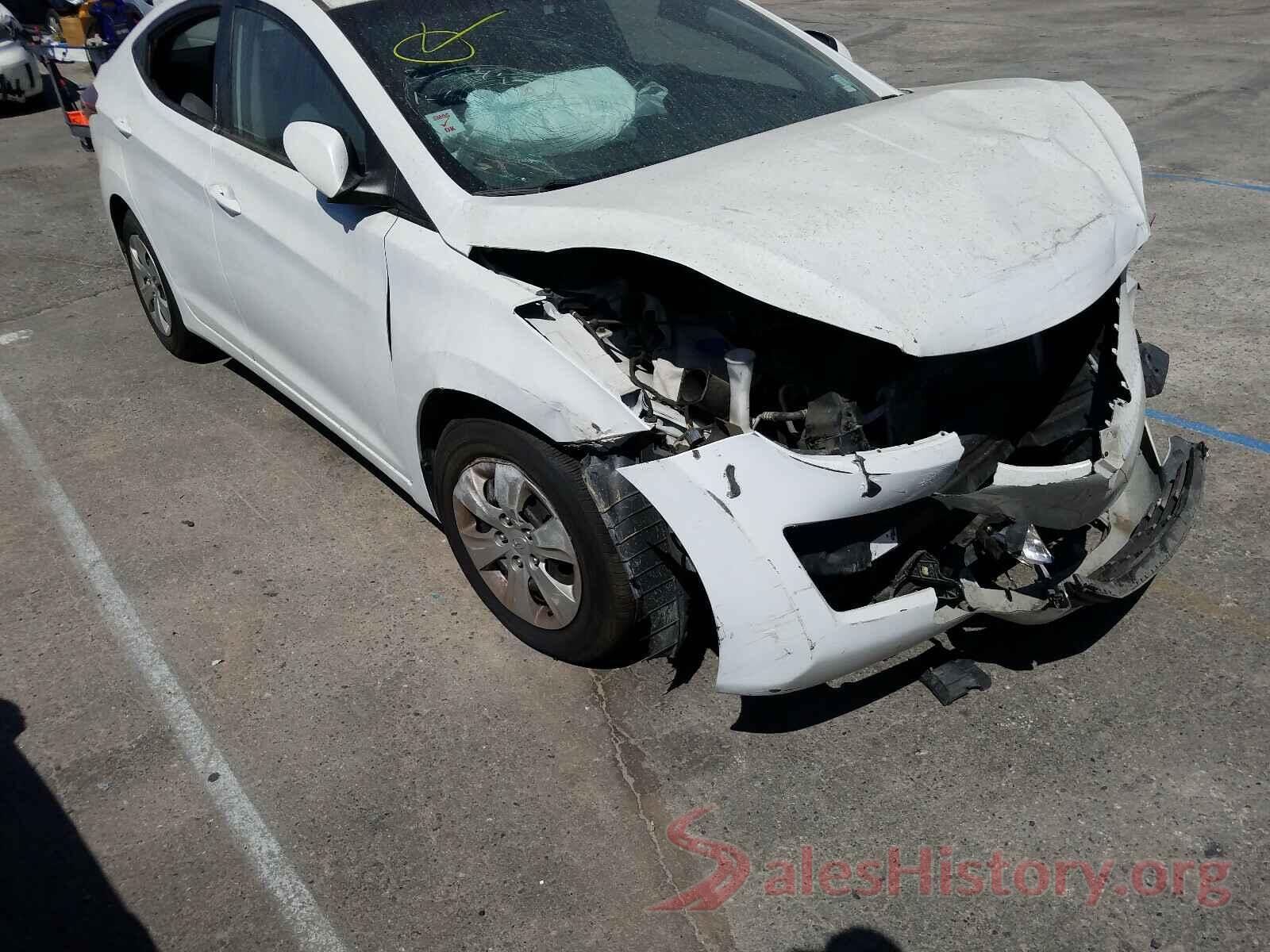 5NPDH4AE6GH755999 2016 HYUNDAI ELANTRA