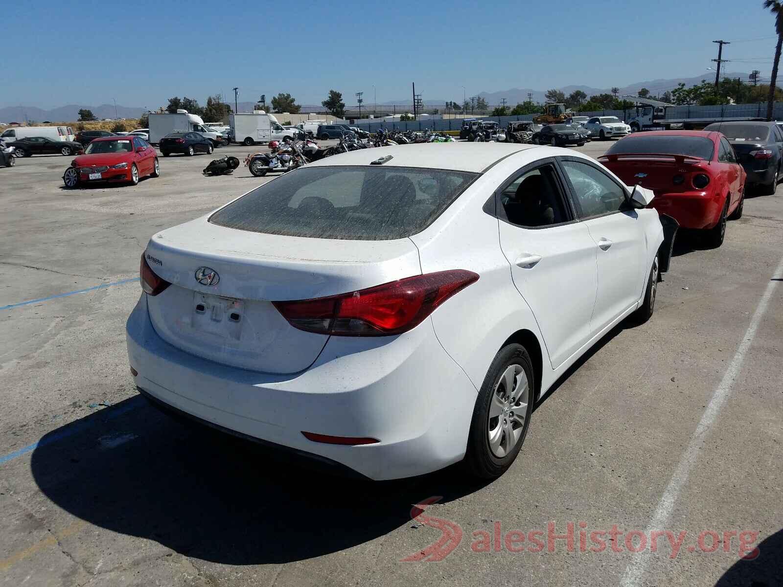 5NPDH4AE6GH755999 2016 HYUNDAI ELANTRA