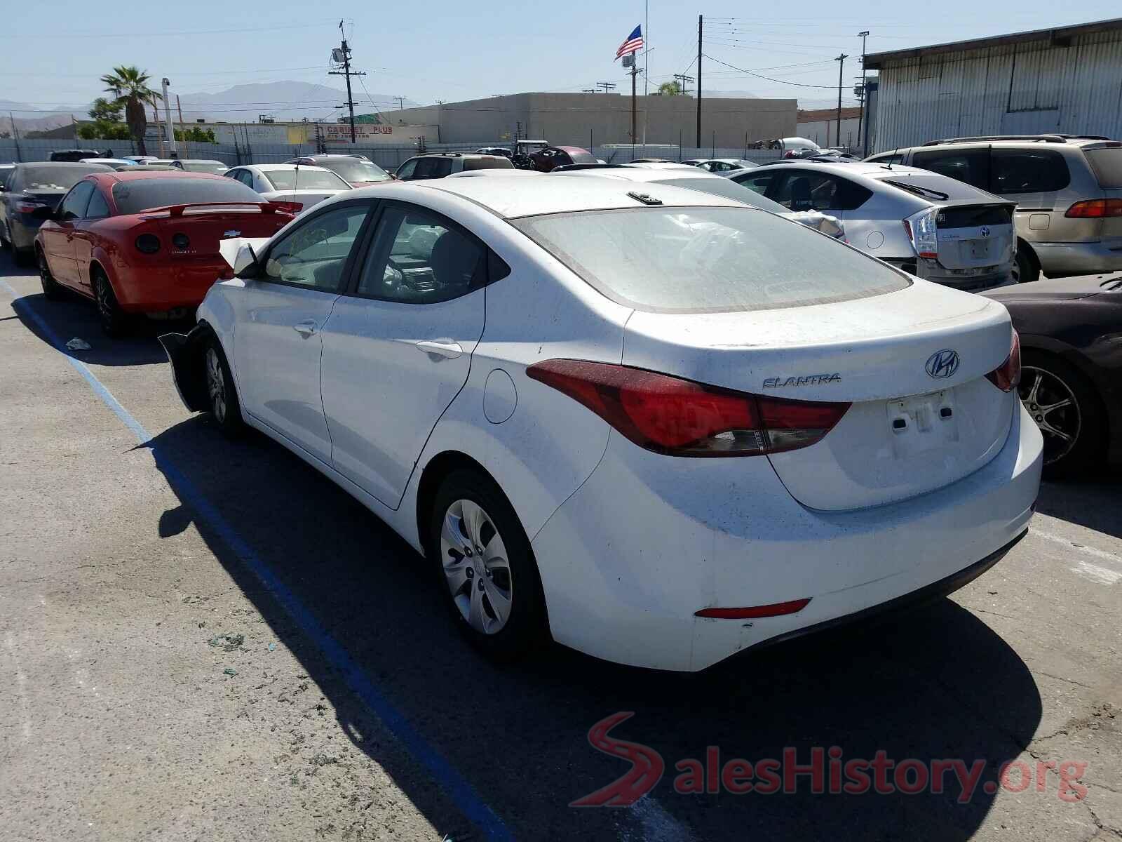 5NPDH4AE6GH755999 2016 HYUNDAI ELANTRA