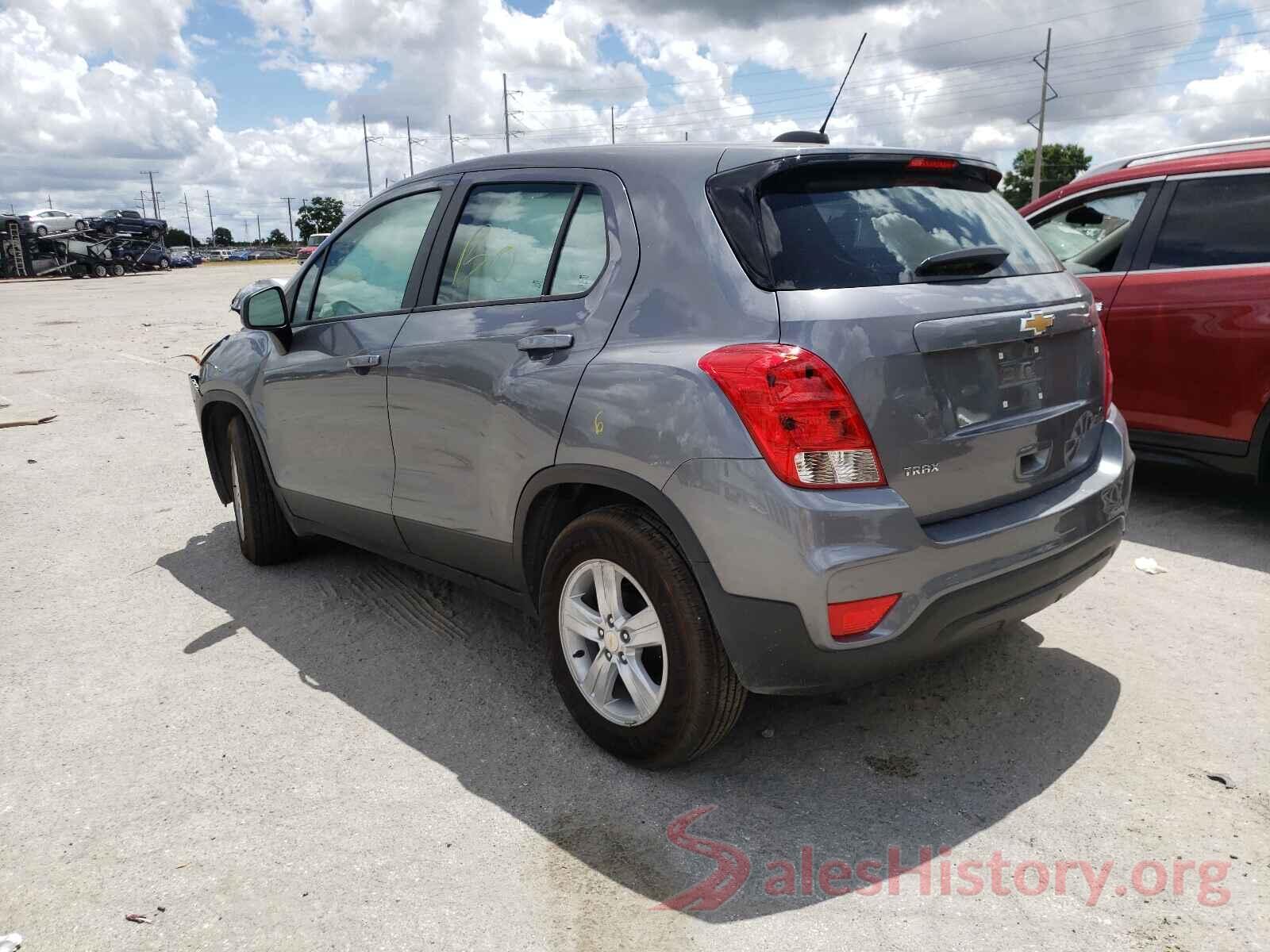 3GNCJKSB0LL297080 2020 CHEVROLET TRAX