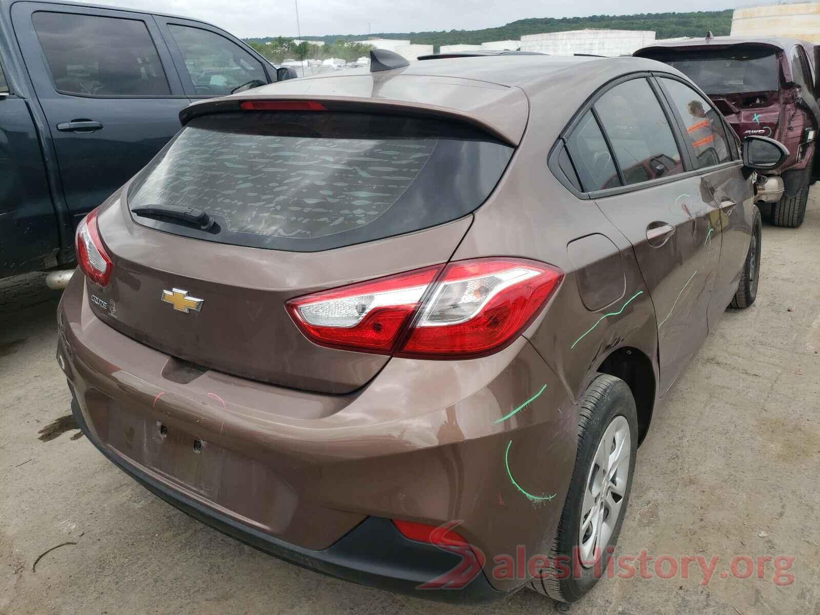 3G1BC6SMXKS563256 2019 CHEVROLET CRUZE