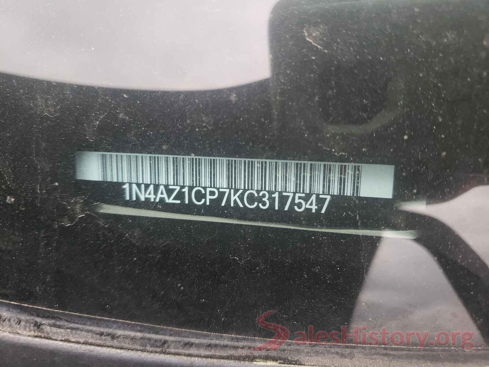 1N4AZ1CP7KC317547 2019 NISSAN LEAF