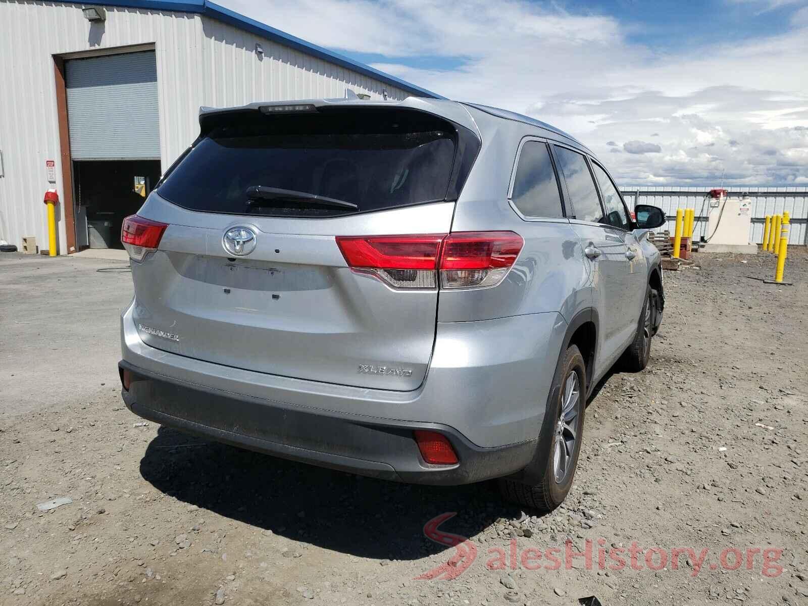 5TDJZRFH9KS625007 2019 TOYOTA HIGHLANDER