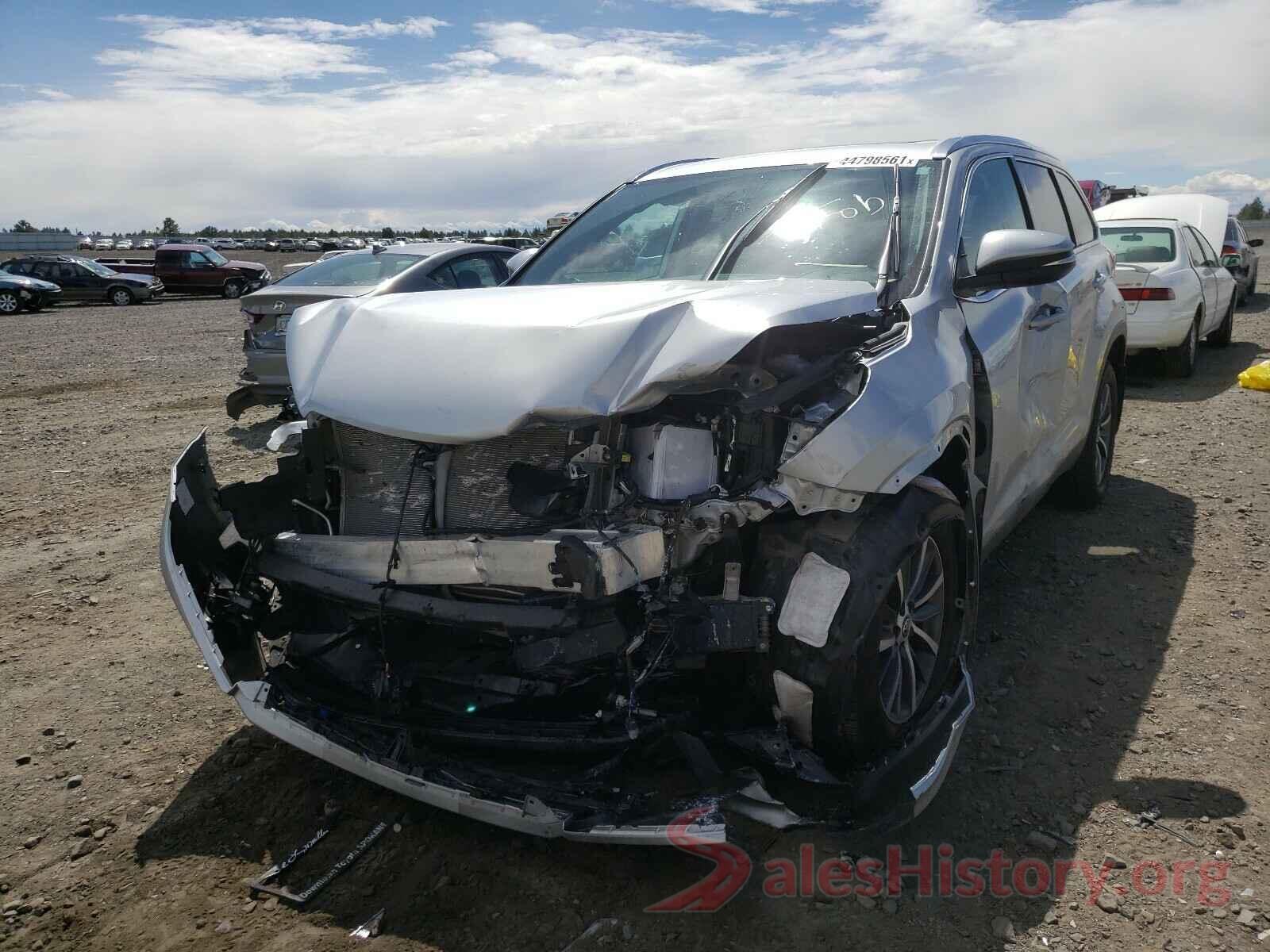 5TDJZRFH9KS625007 2019 TOYOTA HIGHLANDER