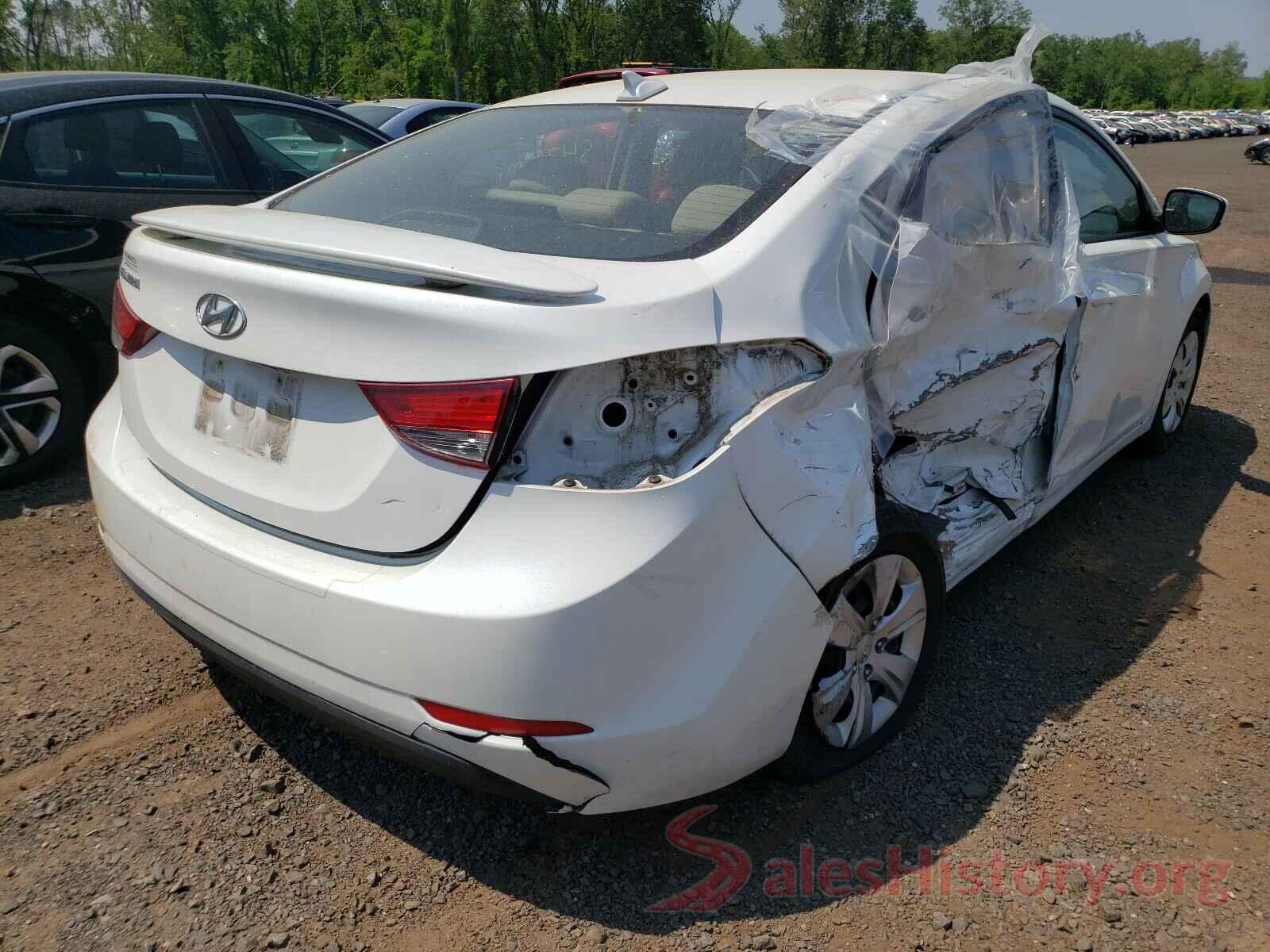 5NPDH4AEXGH745072 2016 HYUNDAI ELANTRA