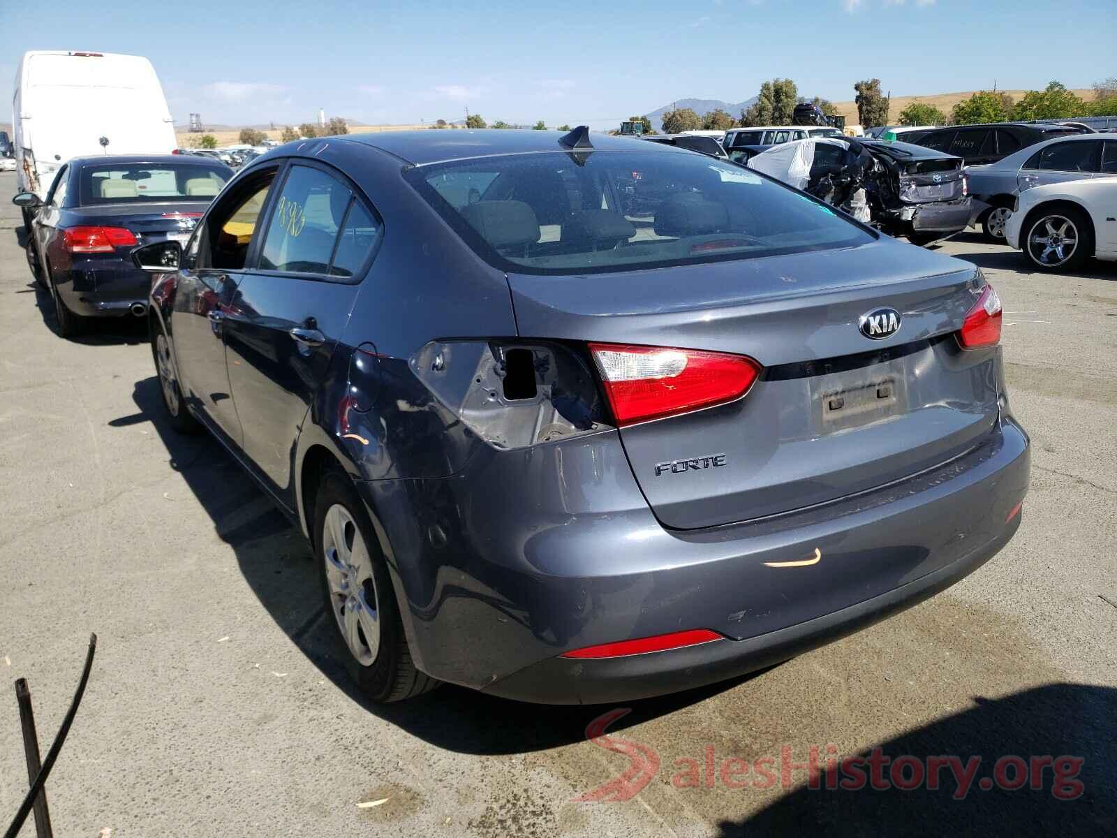 KNAFK4A60G5565020 2016 KIA FORTE