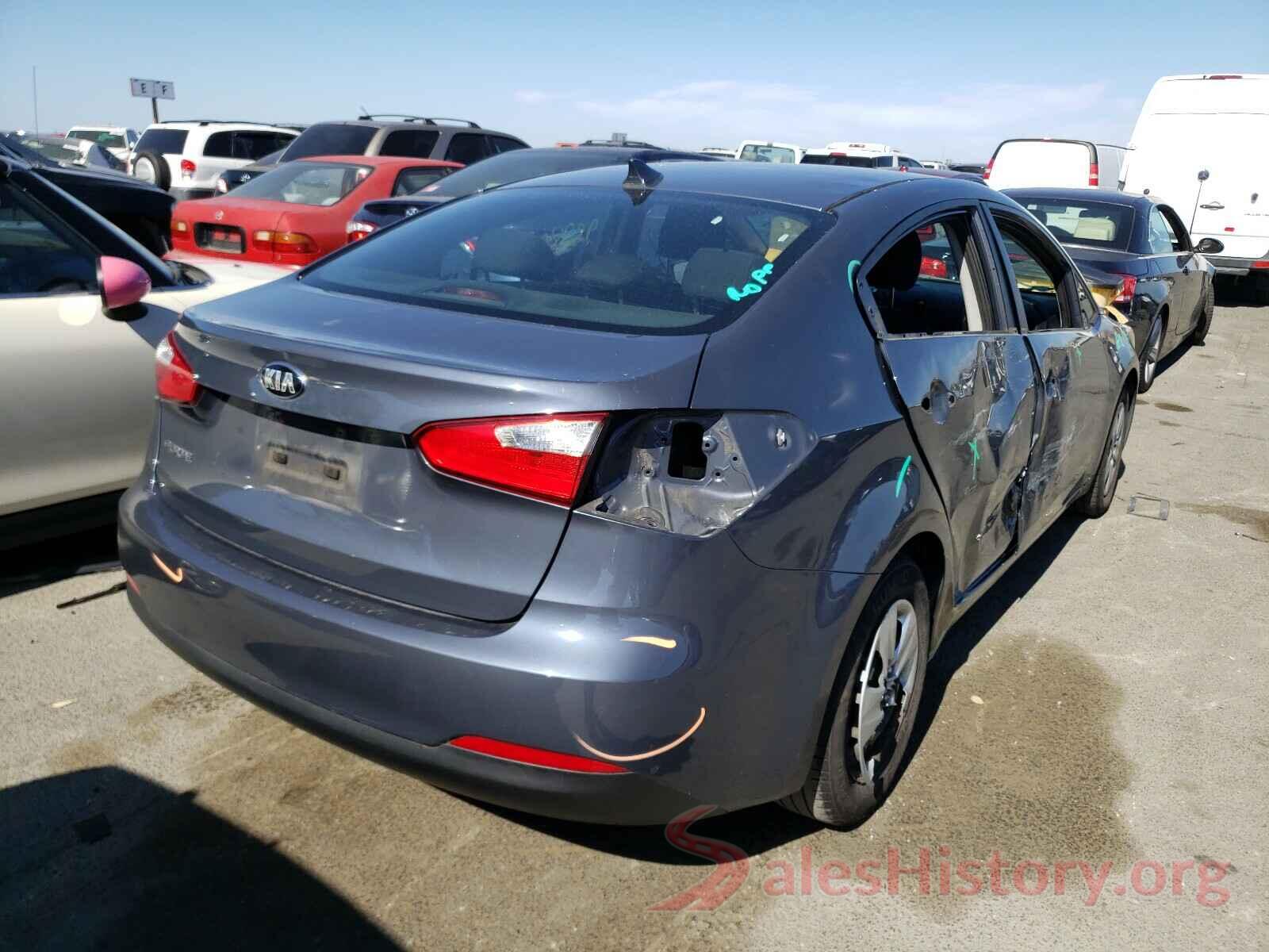 KNAFK4A60G5565020 2016 KIA FORTE