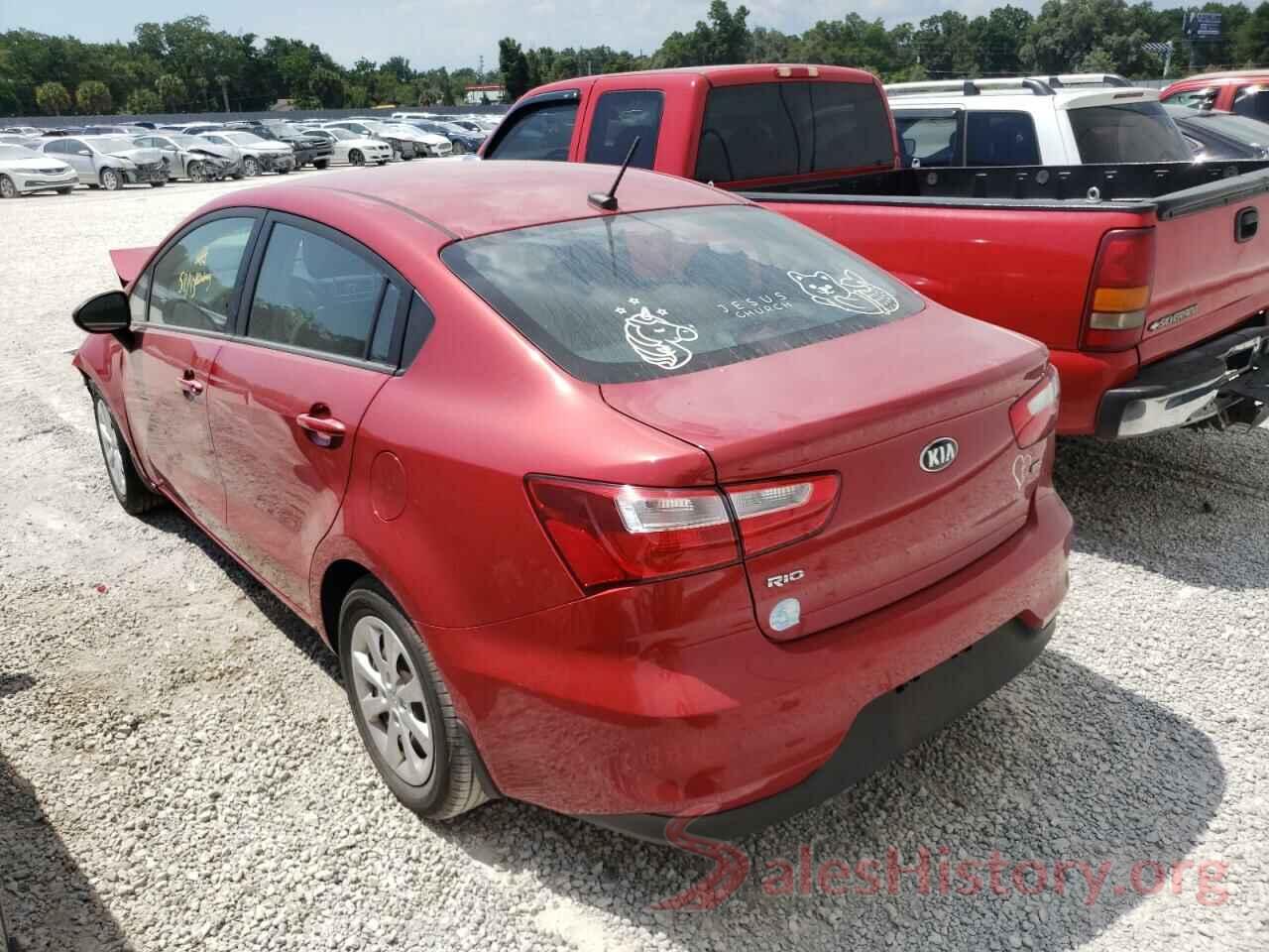 KNADM4A33H6010548 2017 KIA RIO