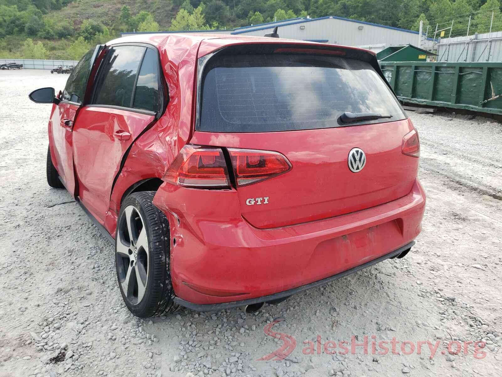 3VW4T7AU2GM019611 2016 VOLKSWAGEN GTI