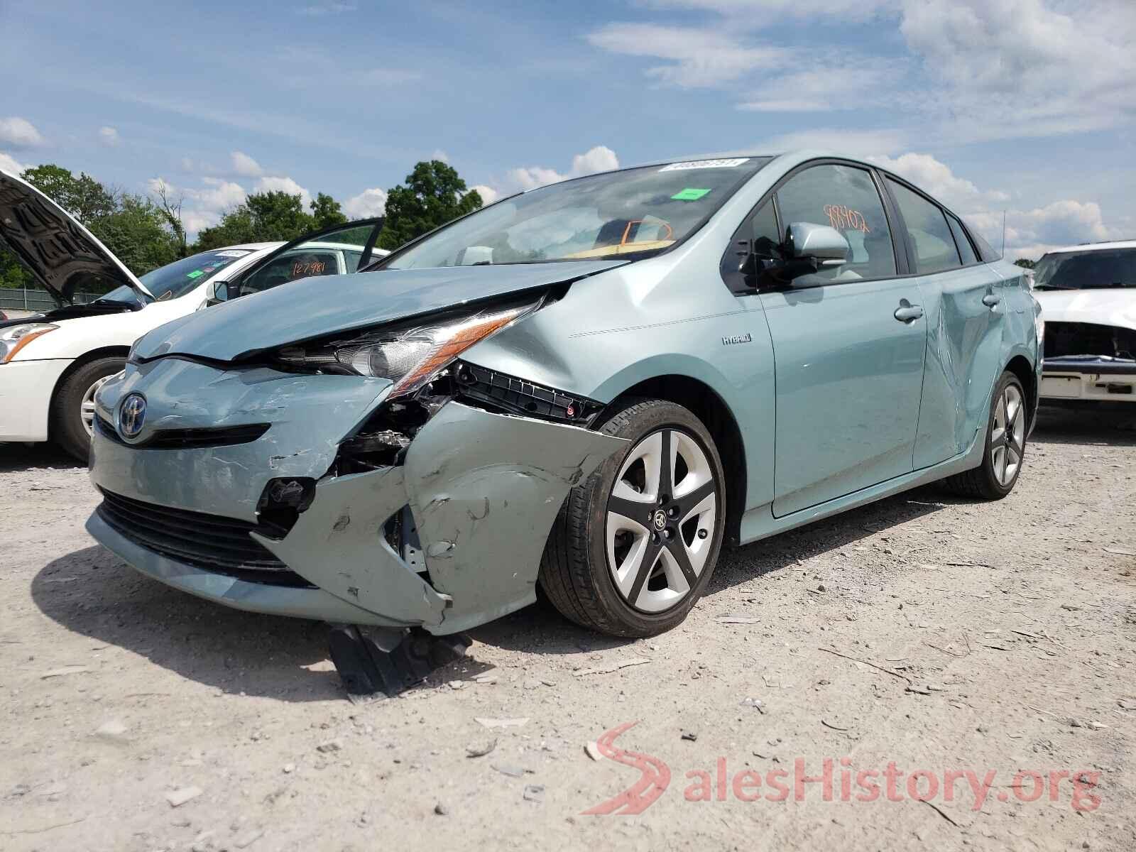 JTDKARFU8G3028870 2016 TOYOTA PRIUS