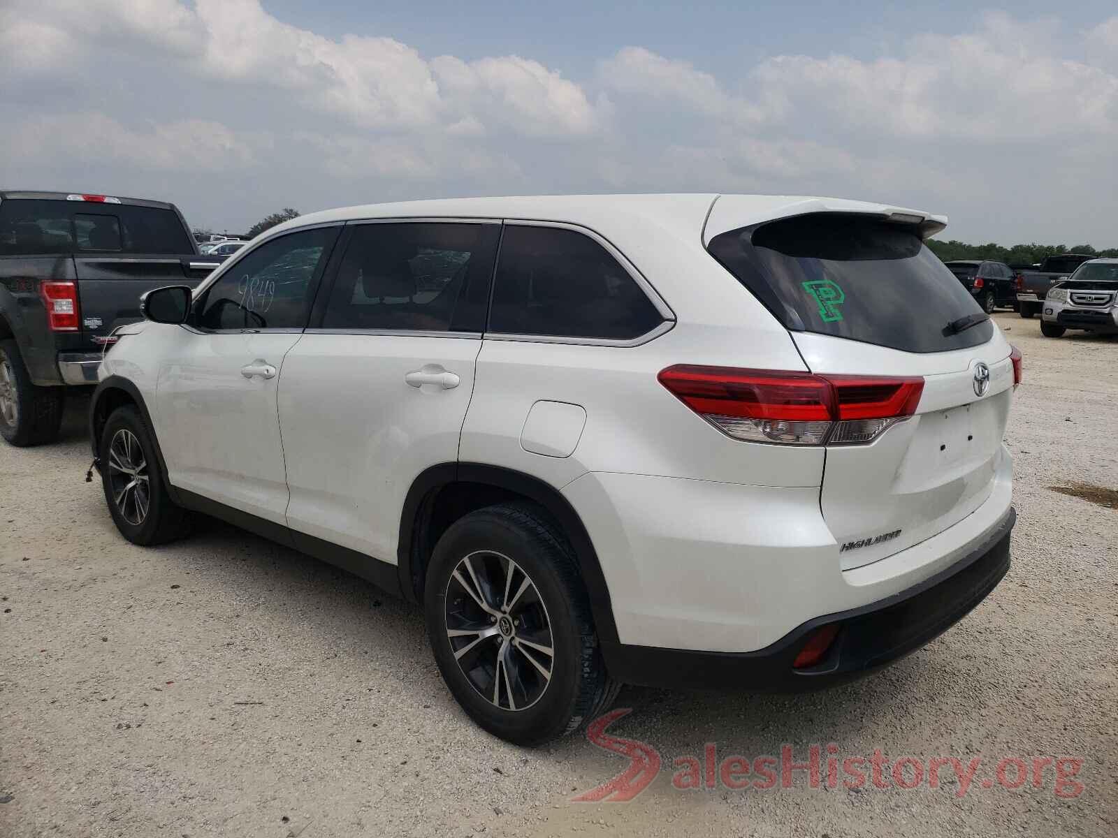 5TDZARFH8KS045662 2019 TOYOTA HIGHLANDER