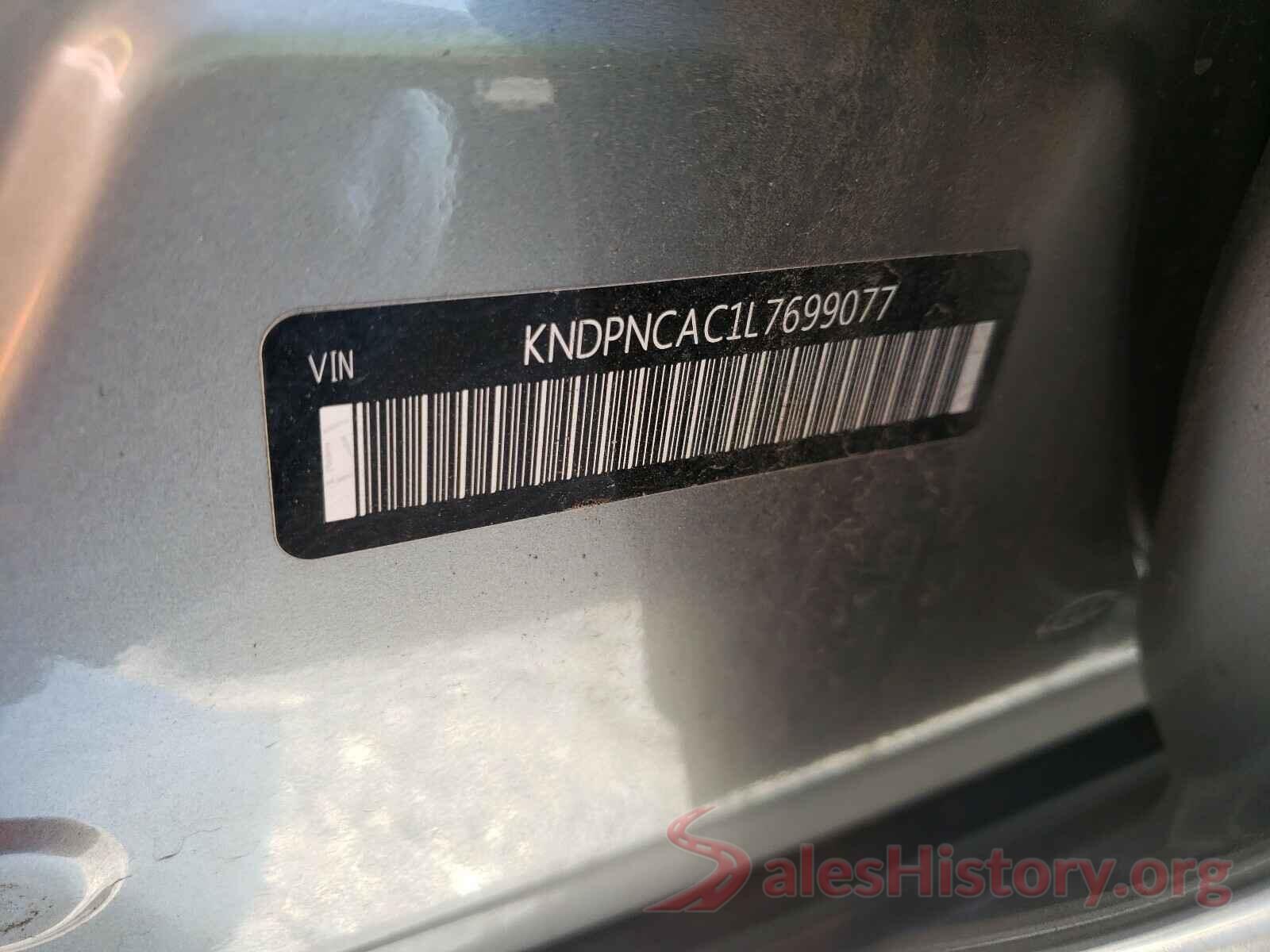 KNDPNCAC1L7699077 2020 KIA SPORTAGE