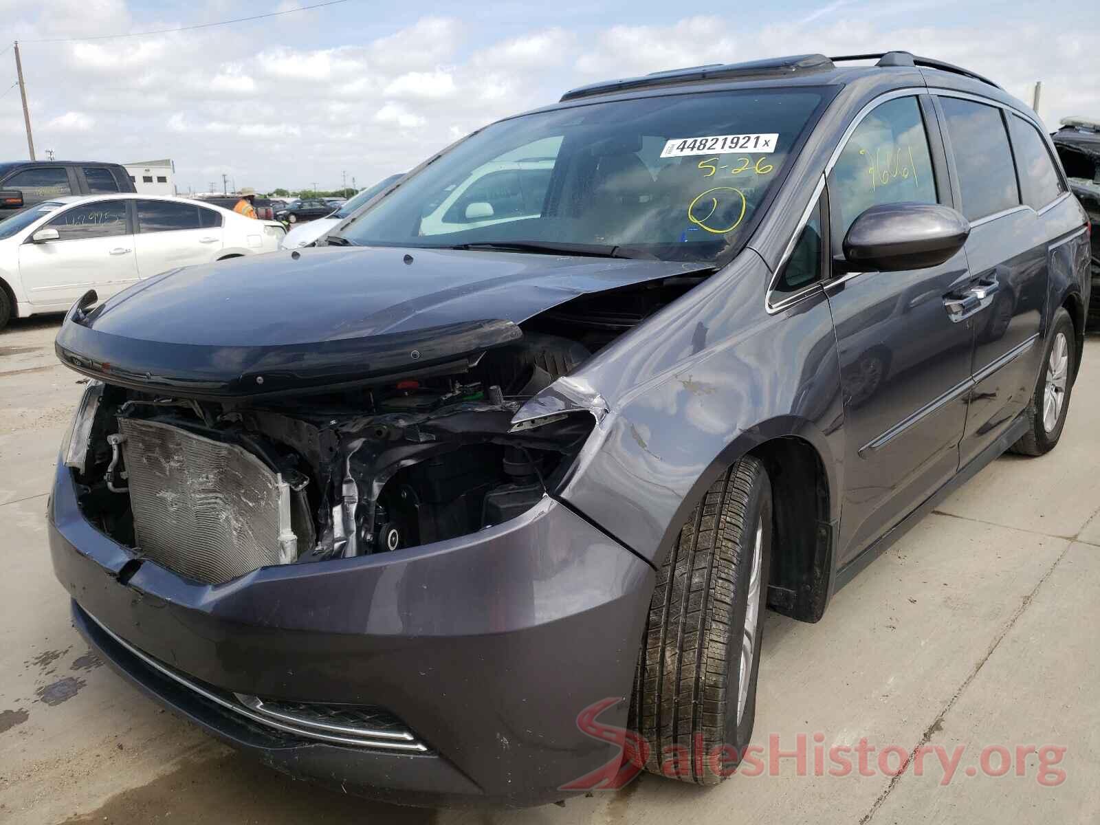 5FNRL5H60GB058870 2016 HONDA ODYSSEY